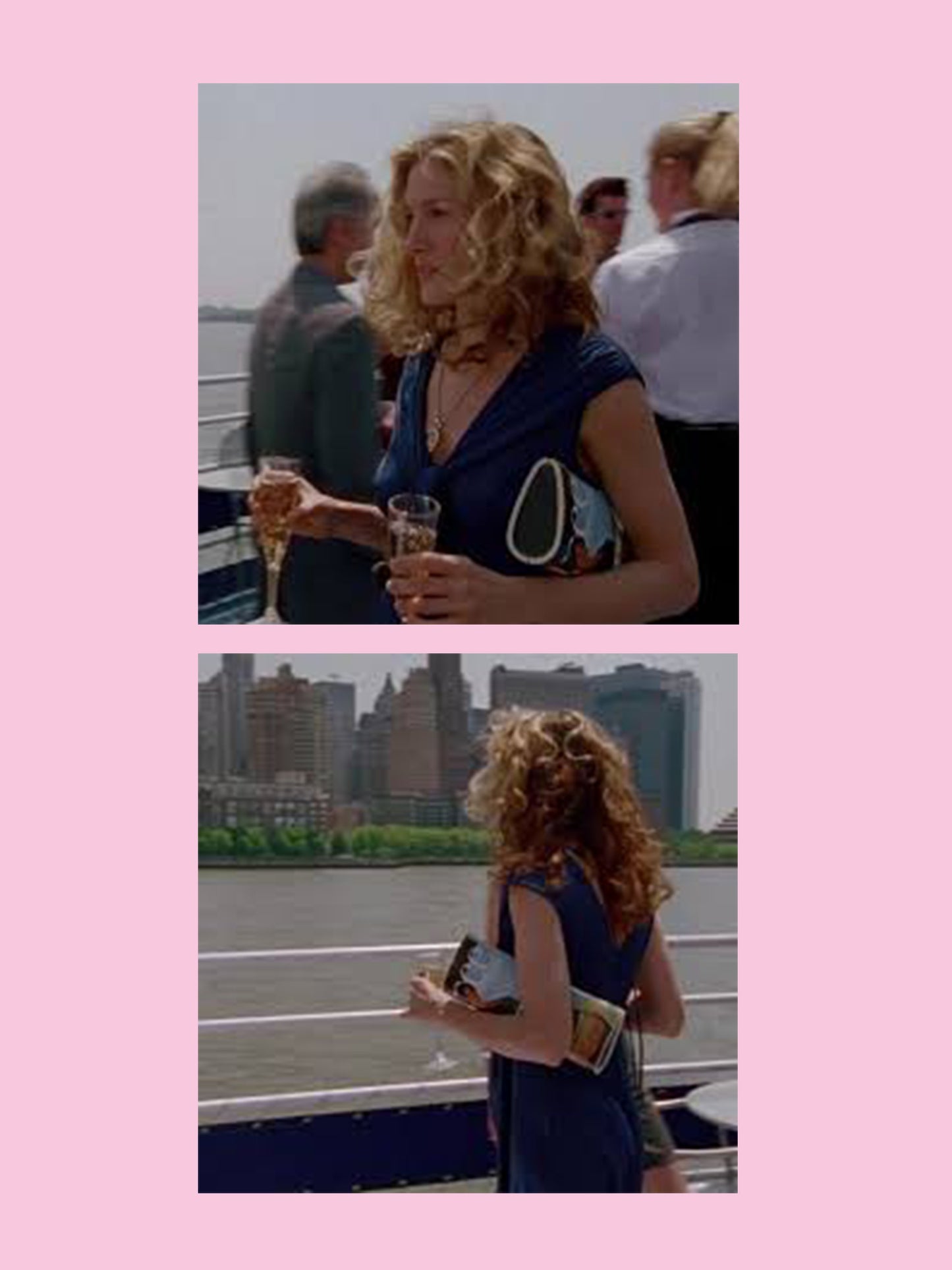 Vintage 70s magazine clutch "CHARMUP"