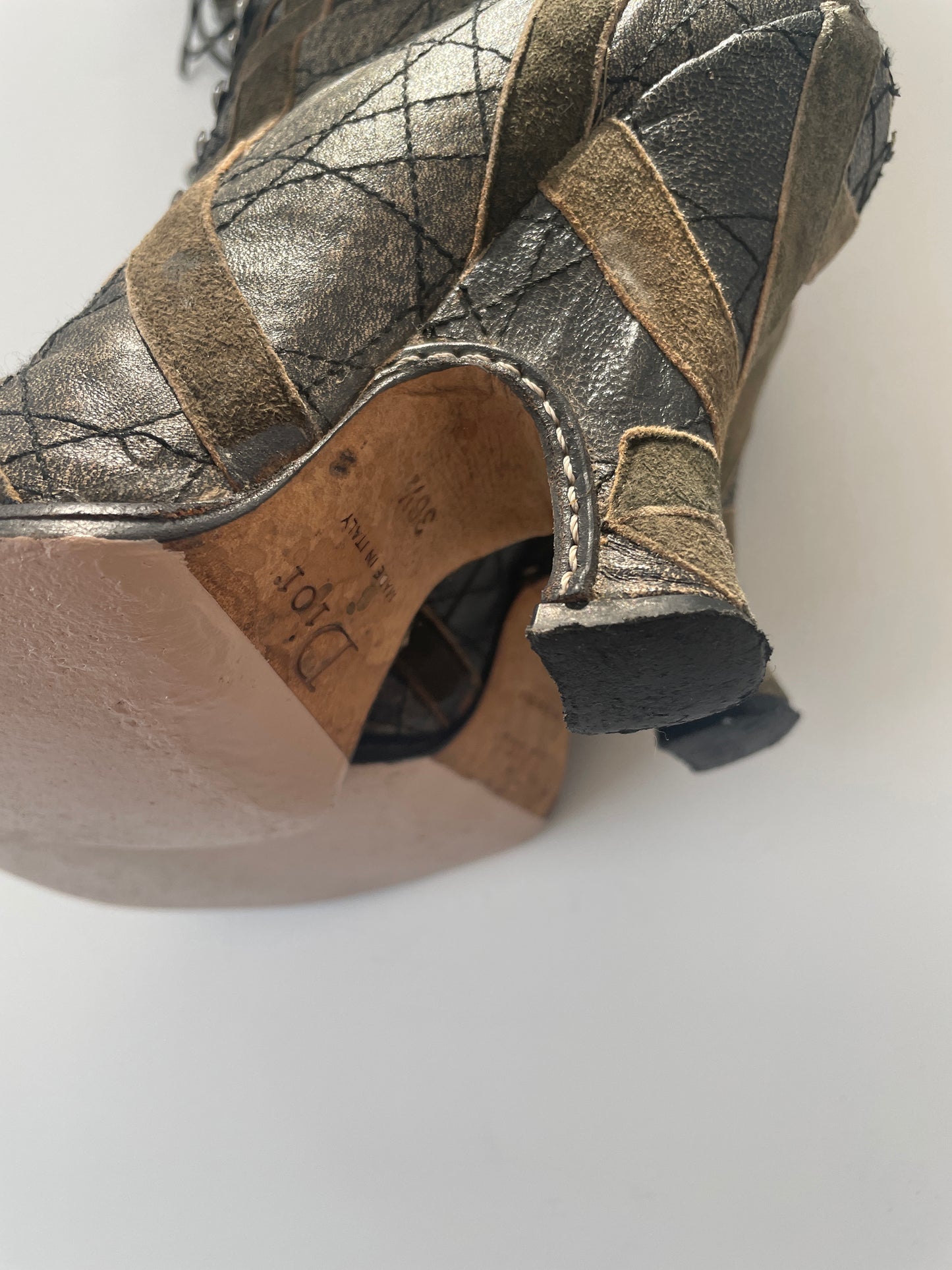 Christian Dior by Galliano 2000s runway lace boots (EU 36,5 / US 6)