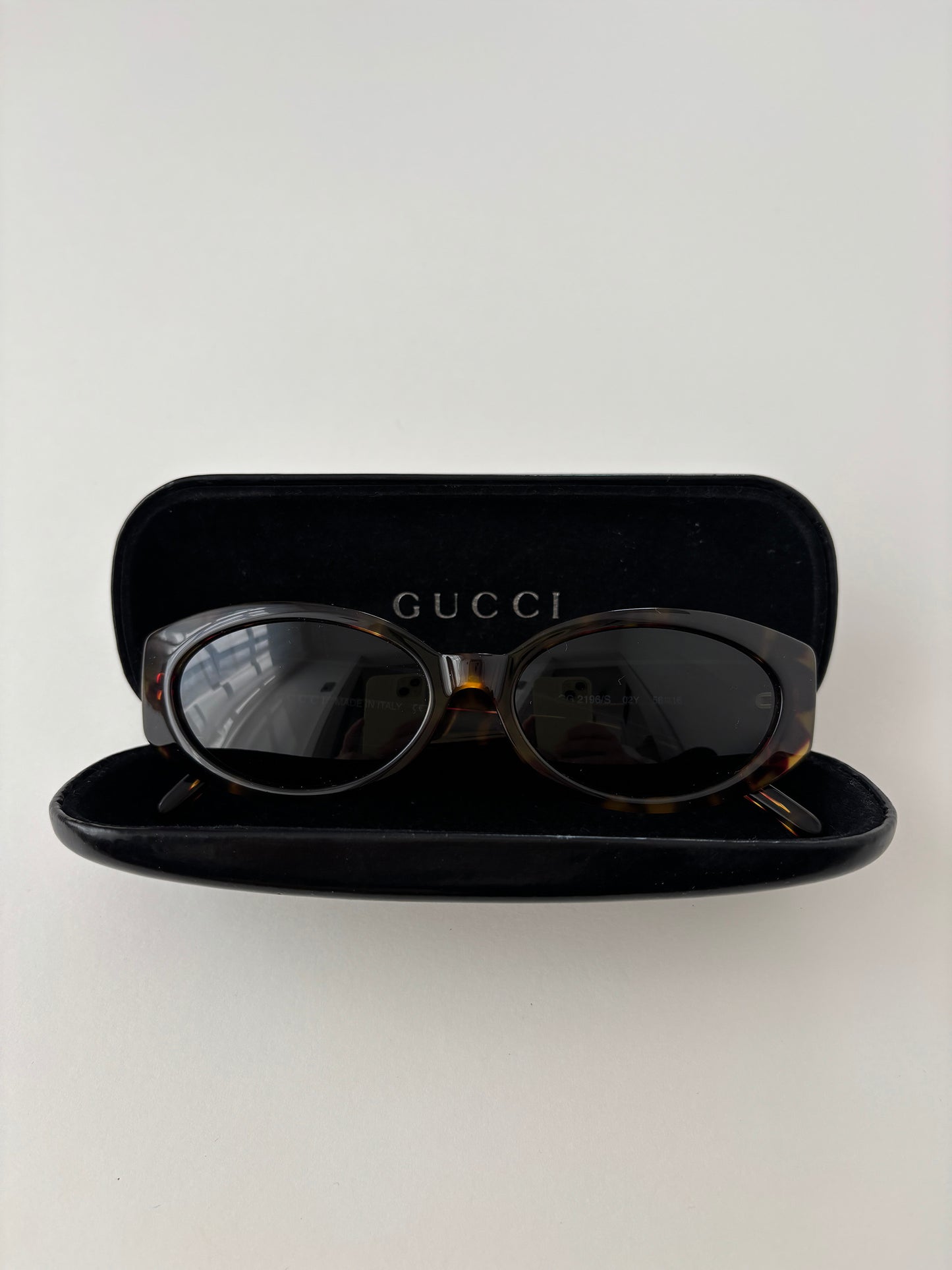 Gucci by Tom Ford 1990s tortoise interlocking sunglasses