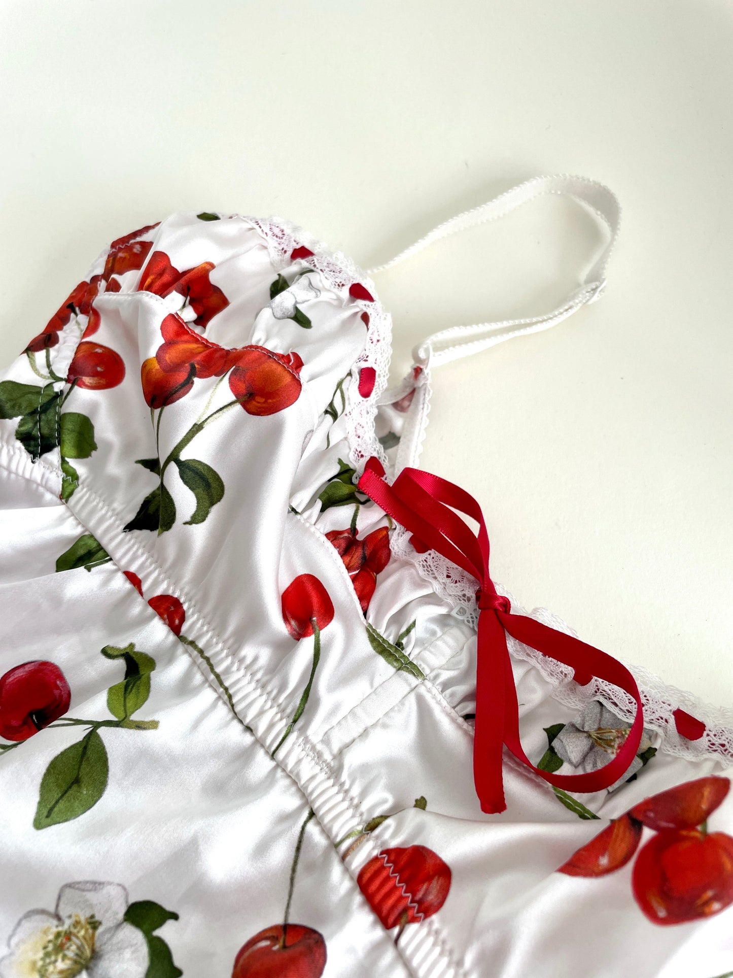 Dolce & Gabbana cherry cami silk top
