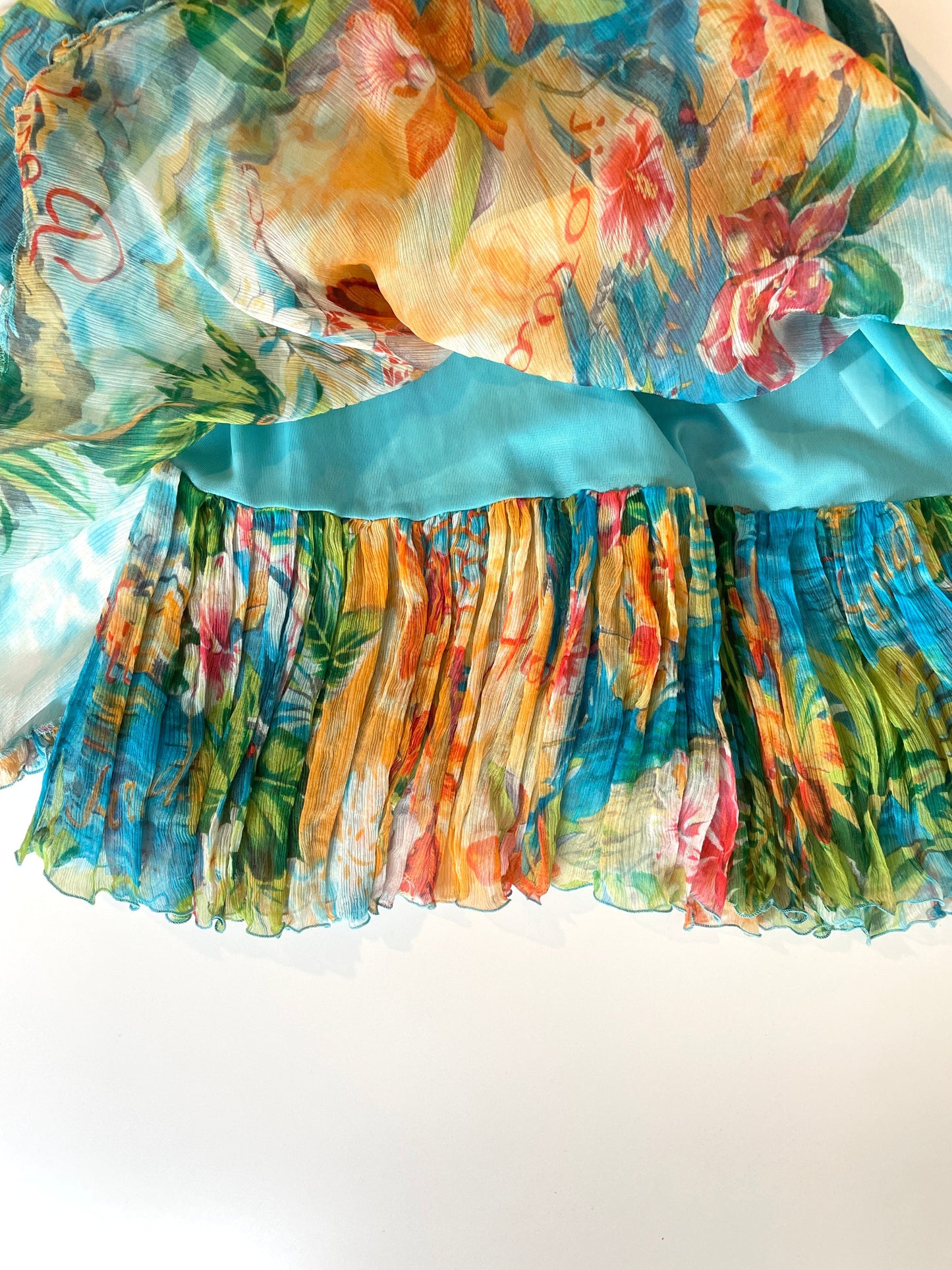 Blugirl Blumarine Paradise silk dress