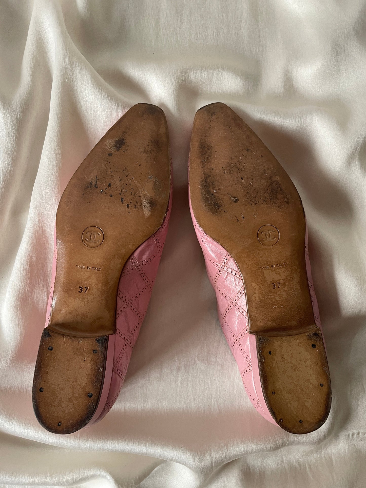 Chanel pink ballet flats (EU 37 / US 6,5)