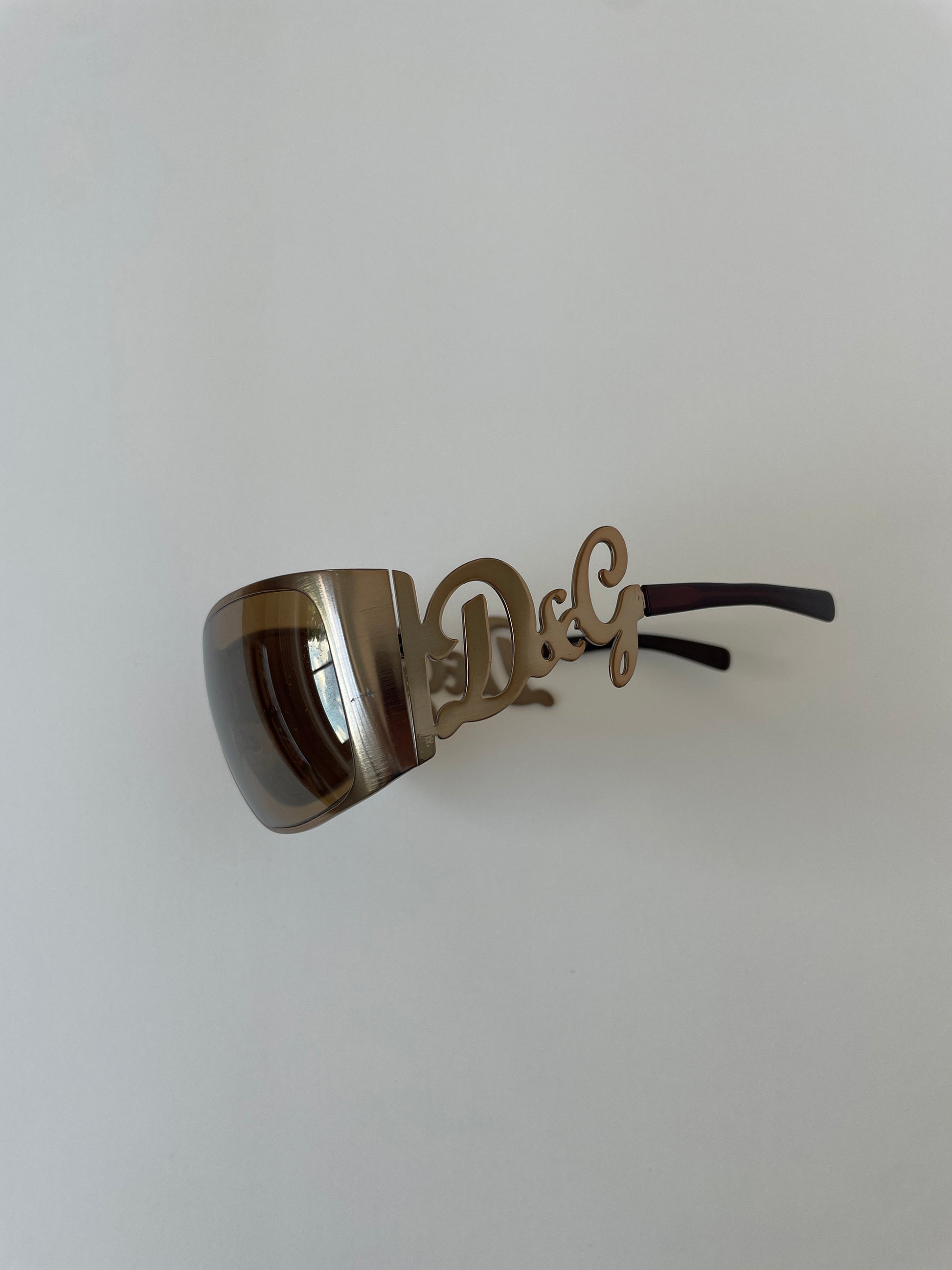 Vintage Dolce & Gabbana 2000s 6019 shield logo sunglasses