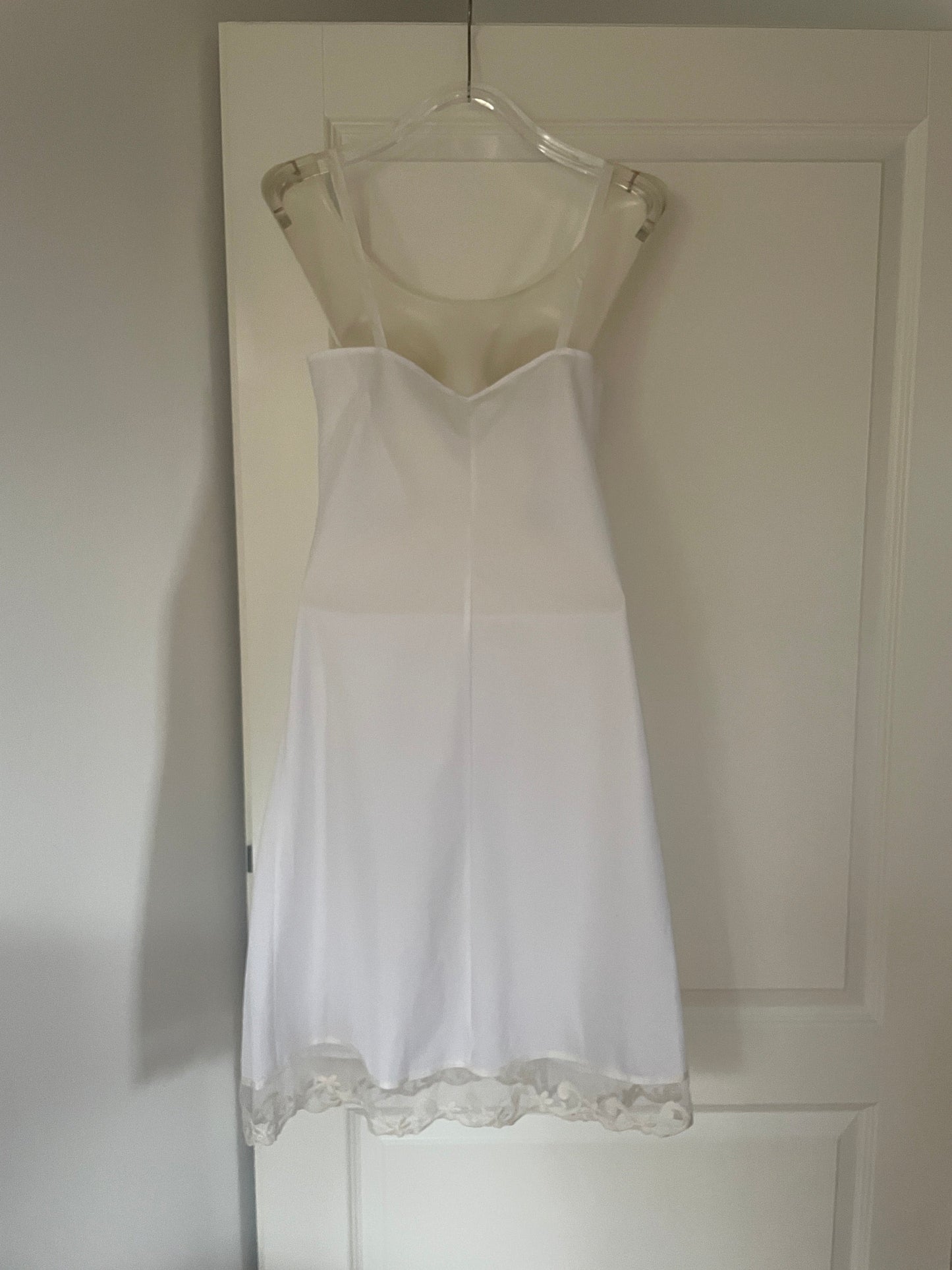 Christian Dior satin lace slip dress