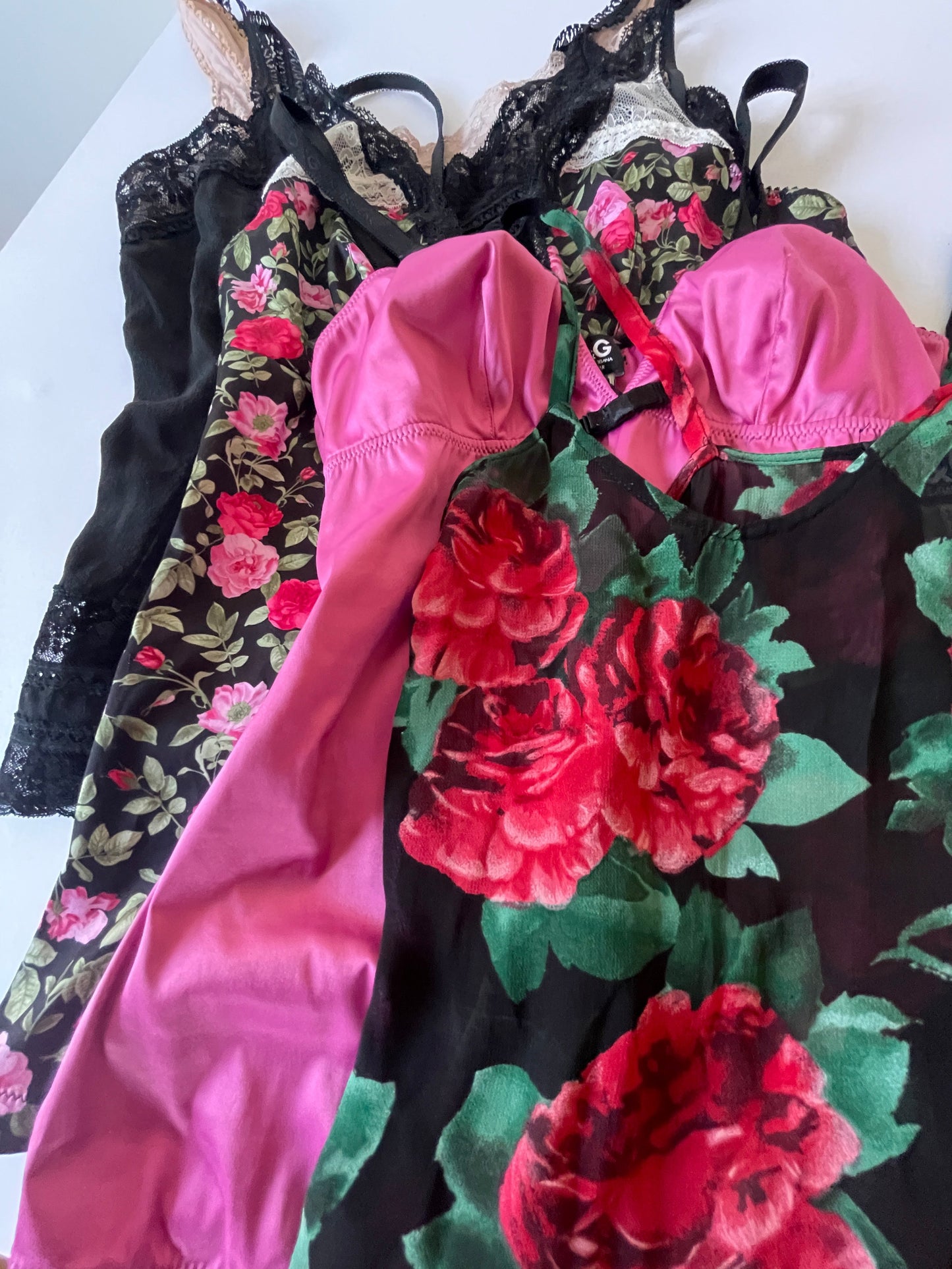 Dolce & Gabbana roses & lace cami top