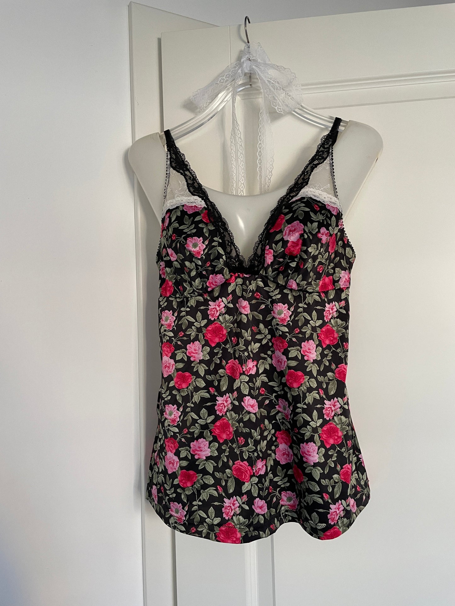 Vintage Dolce & Gabbana roses lace top