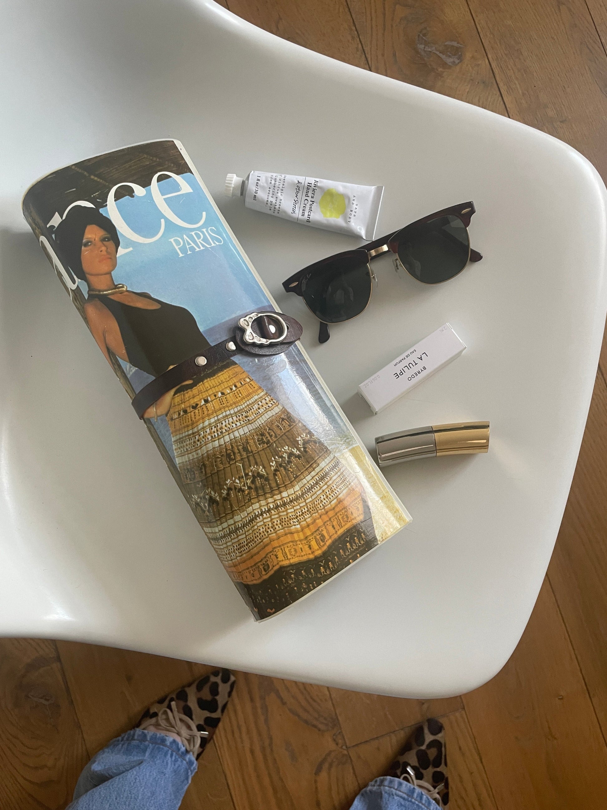 Vintage 70s magazine clutch "ELEGANCE"