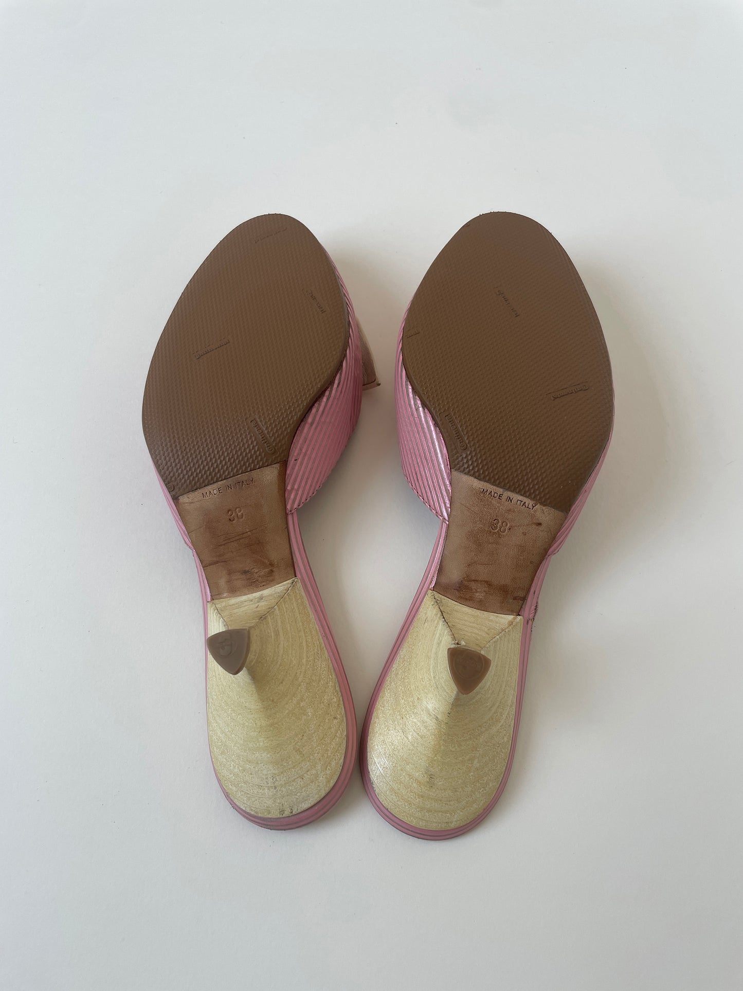 Christian Dior by John Galliano pink bow kitten heels (EU 38 / US 7.5)