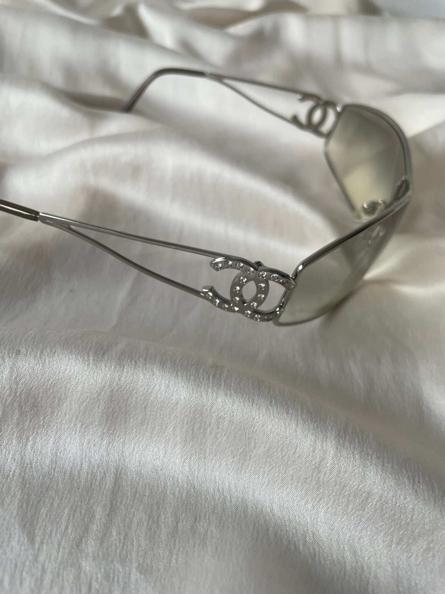 Vintage Chanel shield sunglasses