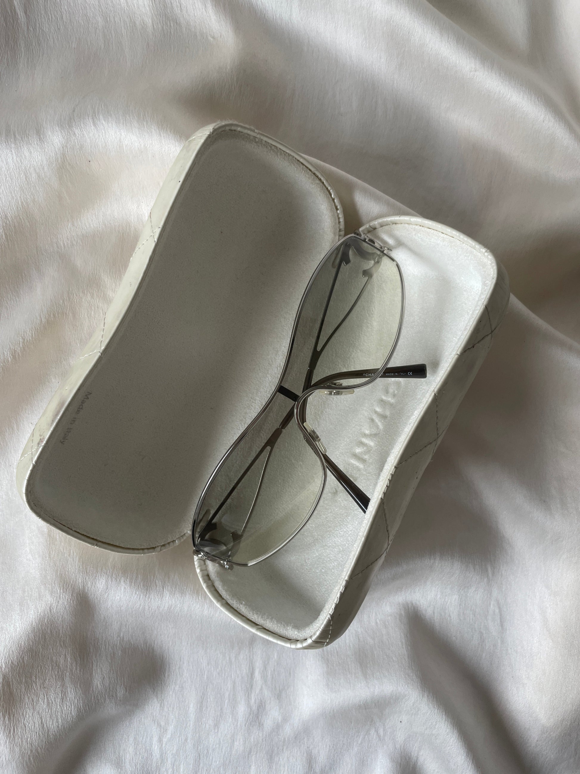 Vintage Chanel shield sunglasses