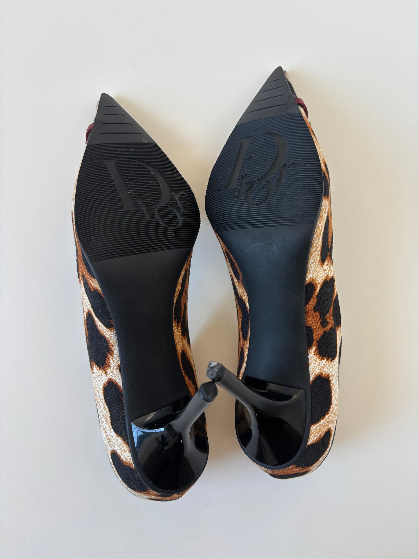 Christian Dior iconic F/W 2004 by John Galliano I LOVE DIOR leopard pumps (EU 36,5 / US 6)