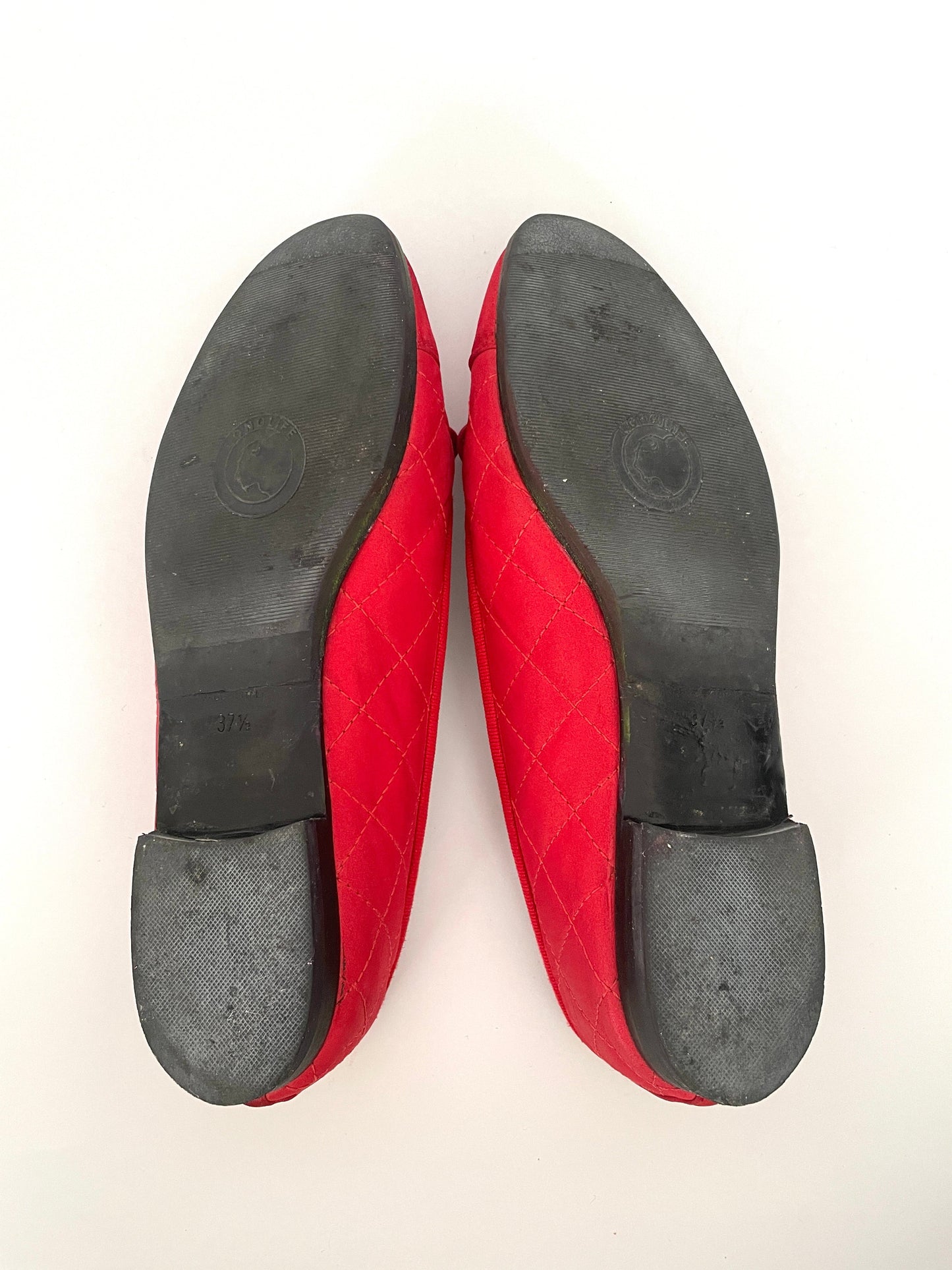 Chanel red ballet flats (EU 37,5 / US 7)