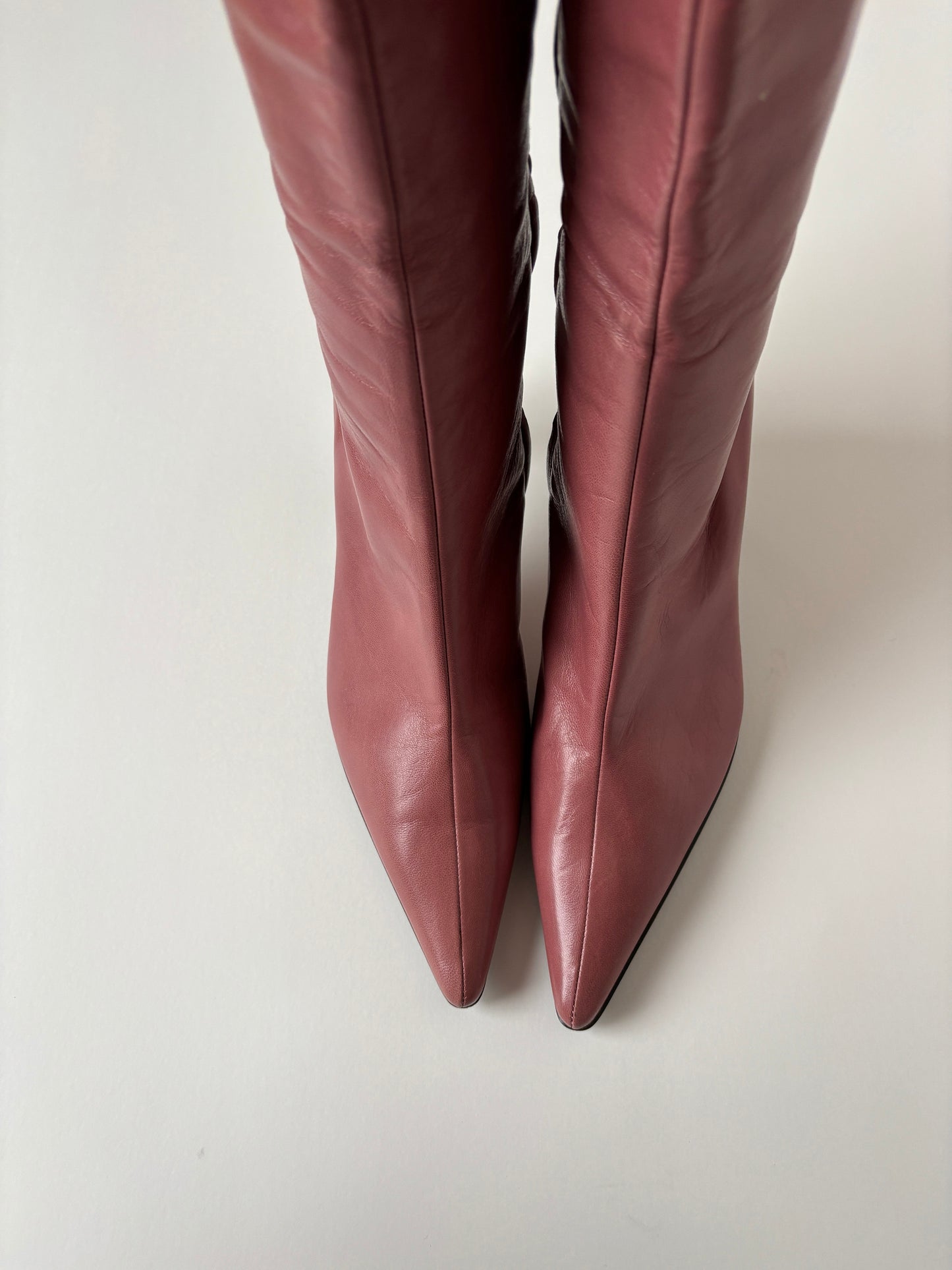 Sergio Rossi 2000s dusty pink boots UNWORN (EU 40 / US 9.5)