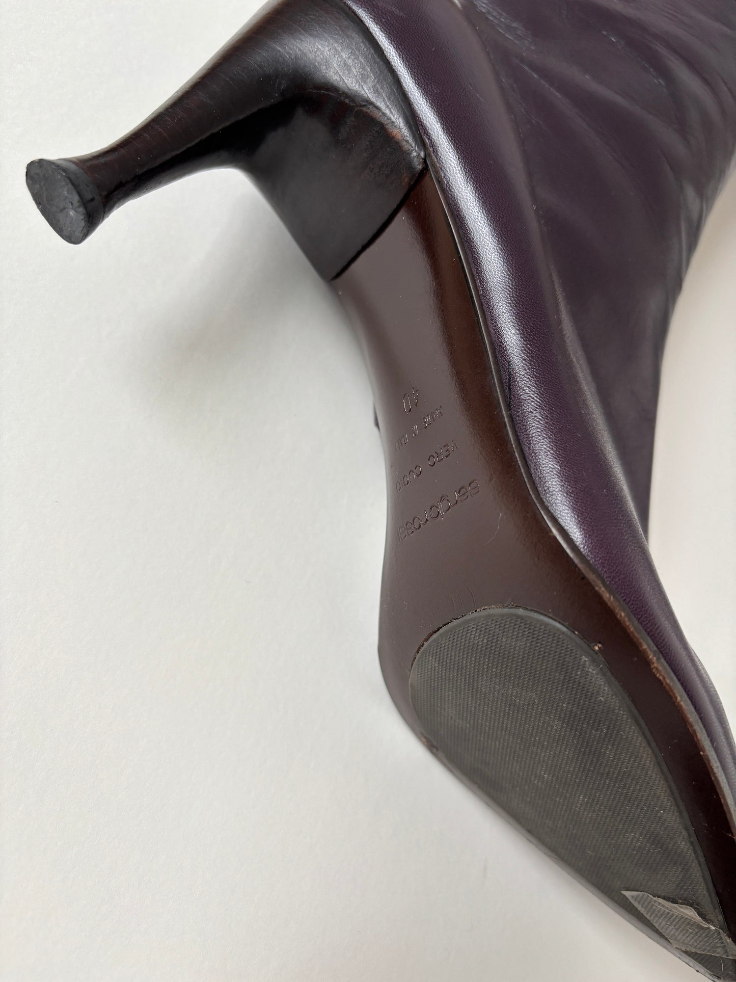 Sergio Rossi 2000s purple boots UNWORN (EU 40 / US 9.5)