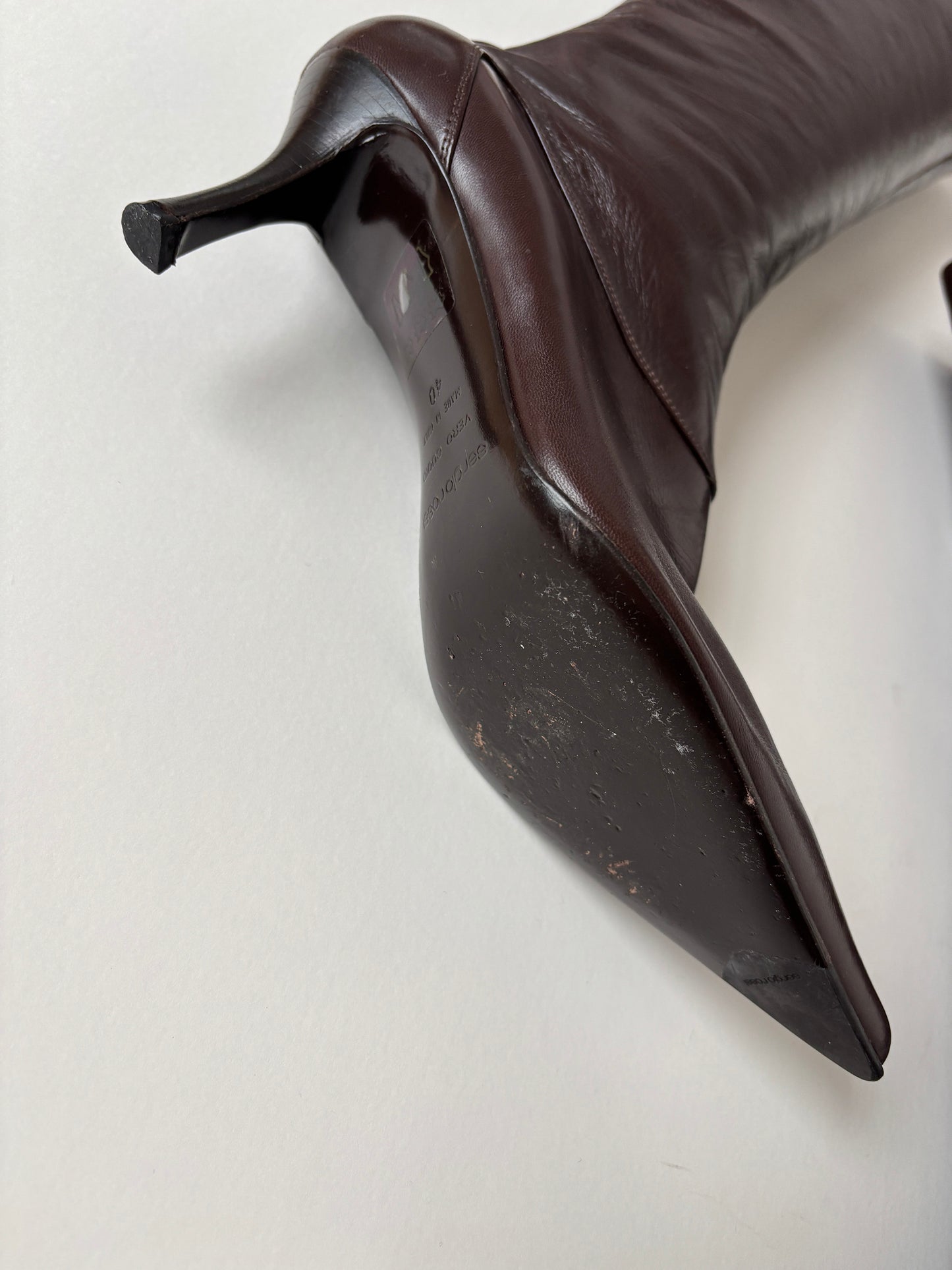 Sergio Rossi 2000s dark brown boots (EU 40 / US 9.5)