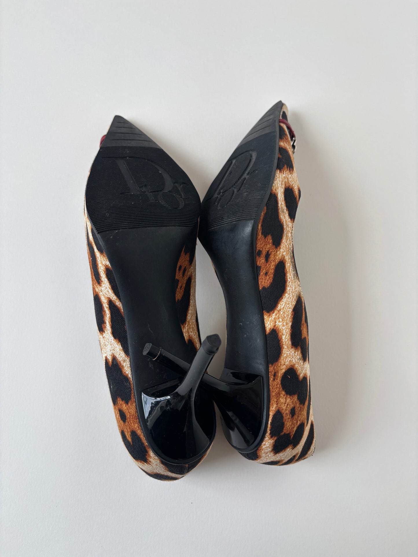 Christian Dior iconic F/W 2004 by John Galliano I LOVE DIOR leopard pumps (EU 37,5 / US 7)