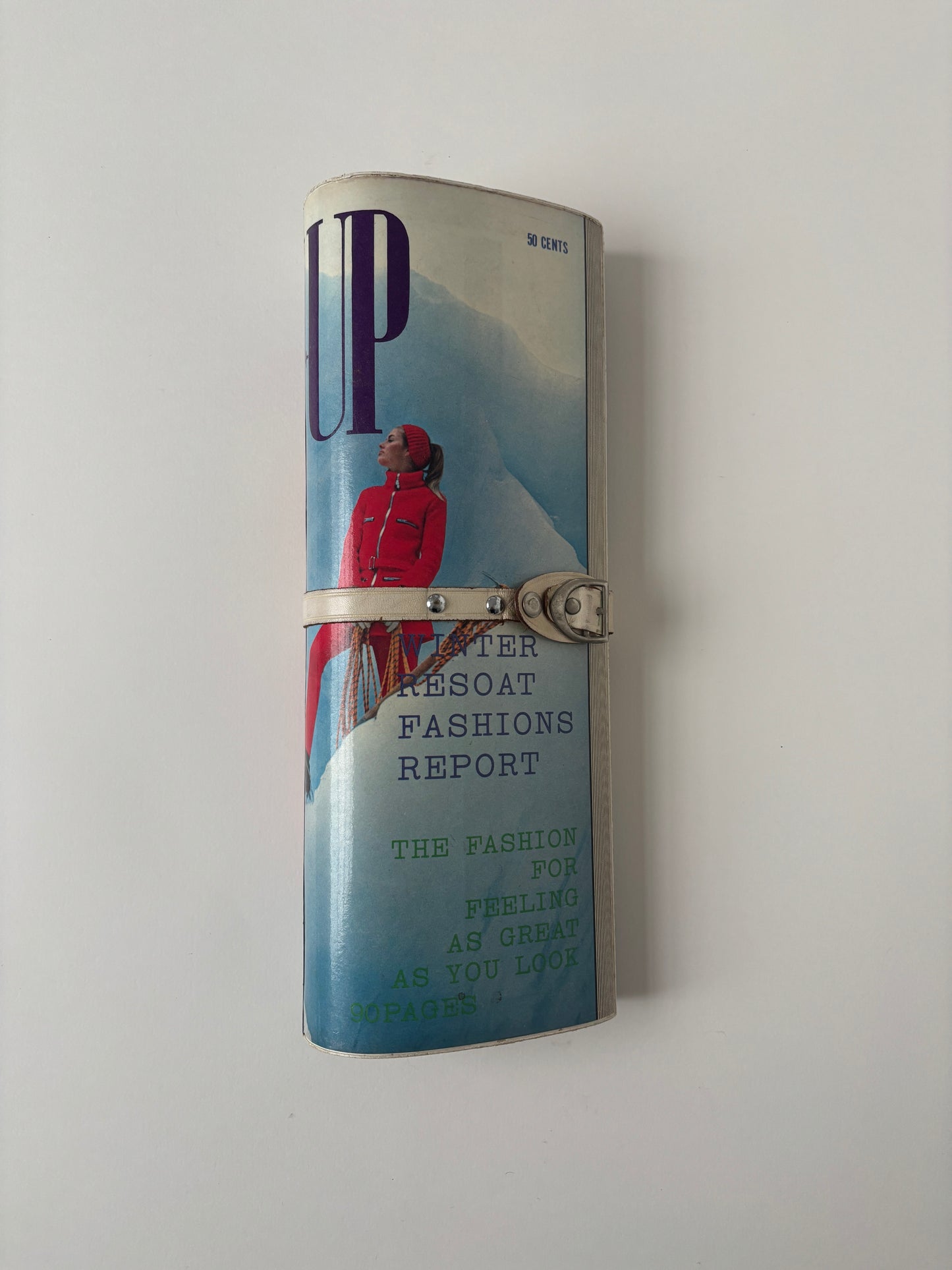 Vintage 70s magazine clutch "CHARMUP"