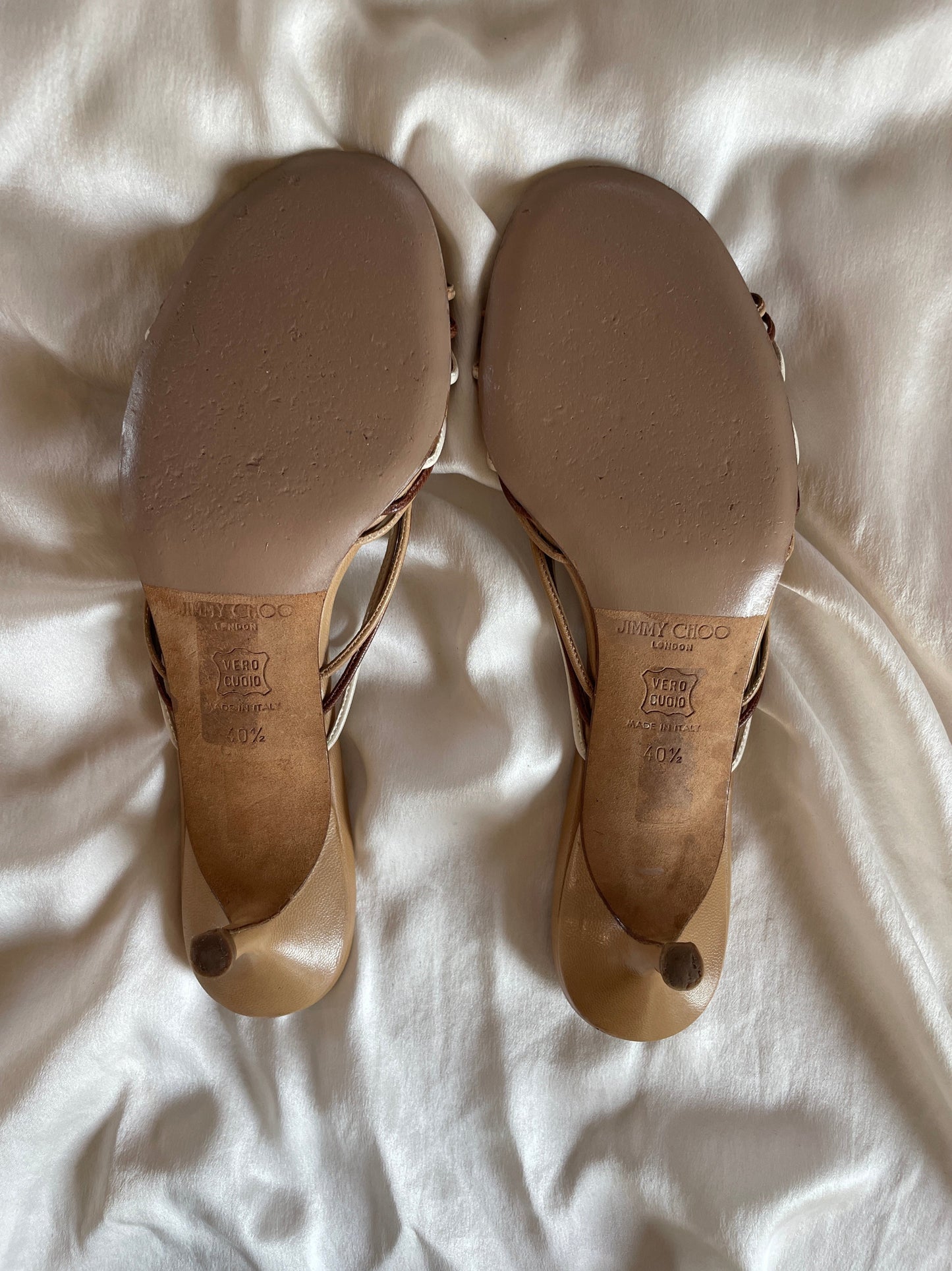 Jimmy Choo skinny strappy sandal heels (EU 40,5 / US 9,5)
