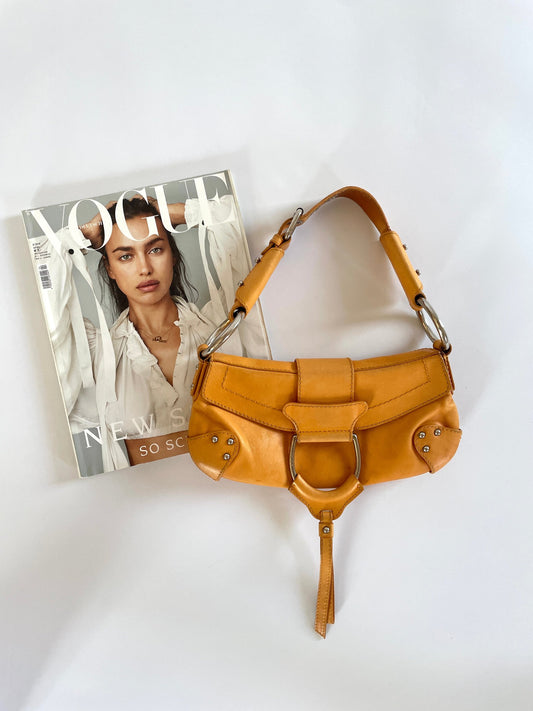 Vintage Dolce & Gabbana D-Ring baguette bag
