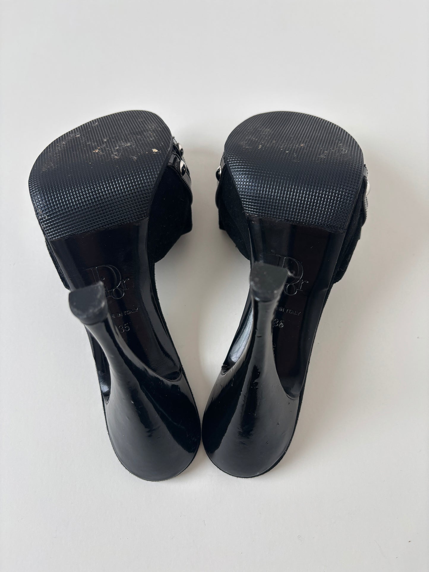 Christian Dior by John Galliano 2000s black platform heels (EU 35 / US 4.5 )