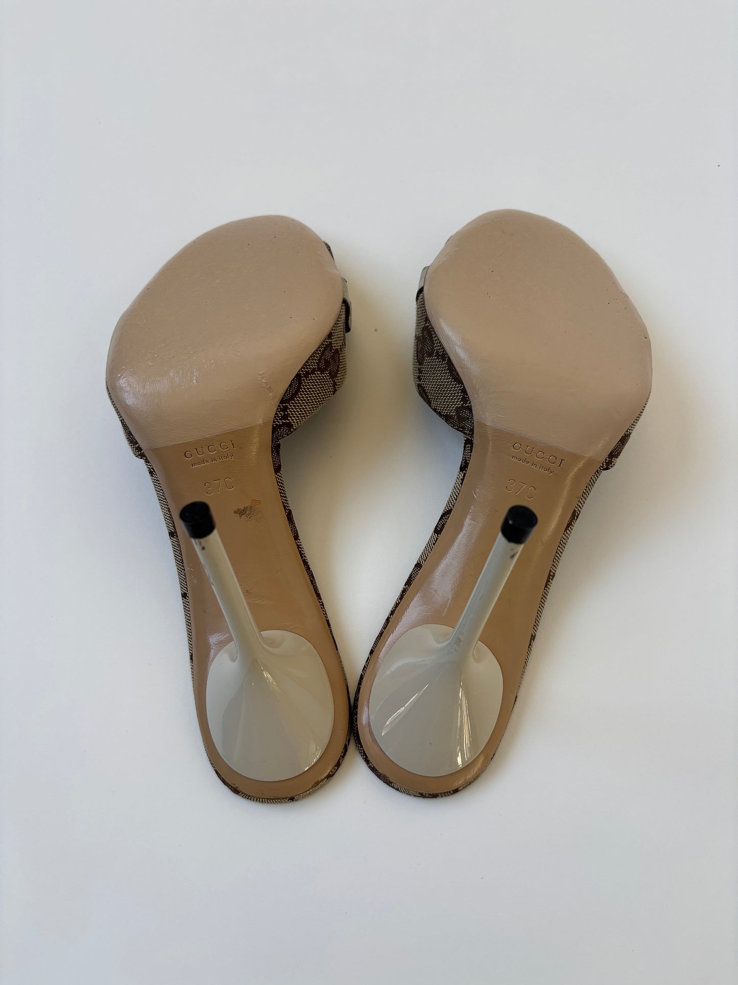 Gucci by Tom Ford 2000s iconic horsebit monogram sandals (EU 37 / US 6)