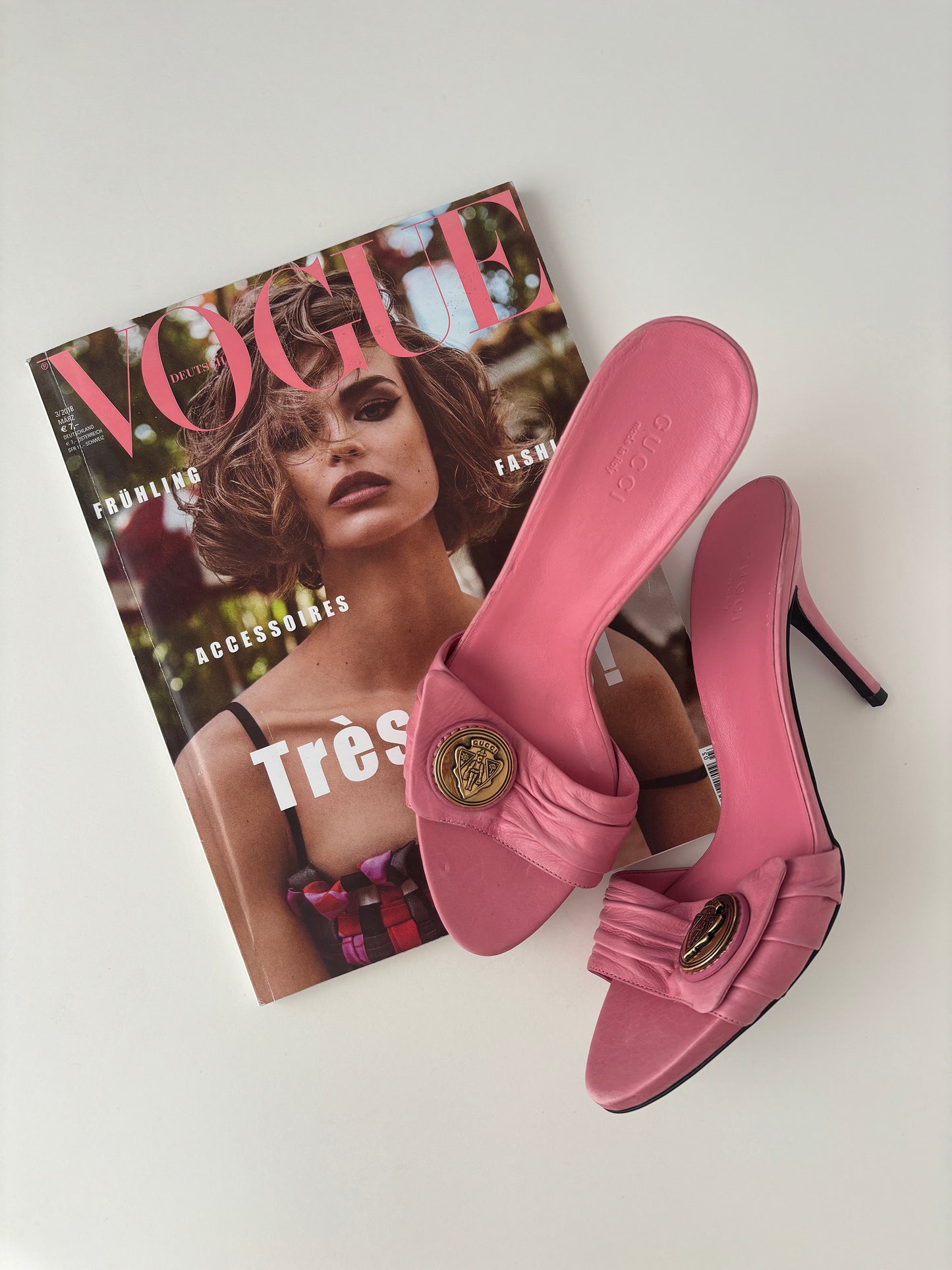 Gucci by Tom Ford 2000s pink heels UNWORN (EU 37,5 / US 7)