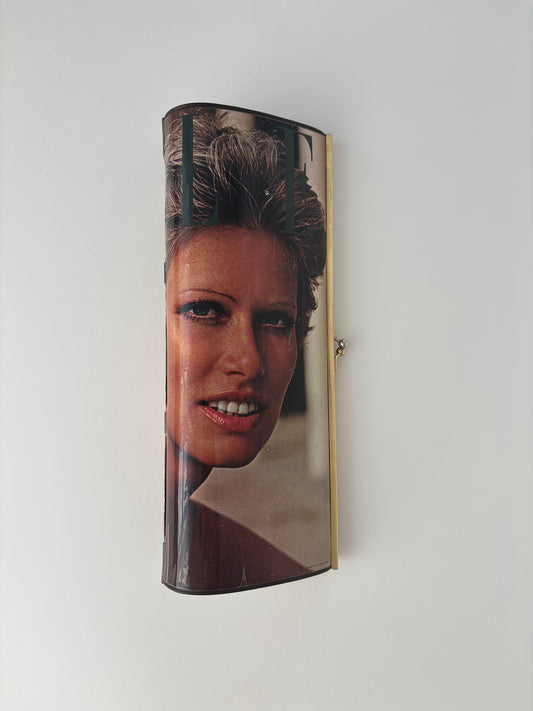 Vintage 70s magazine clutch "ELLE"