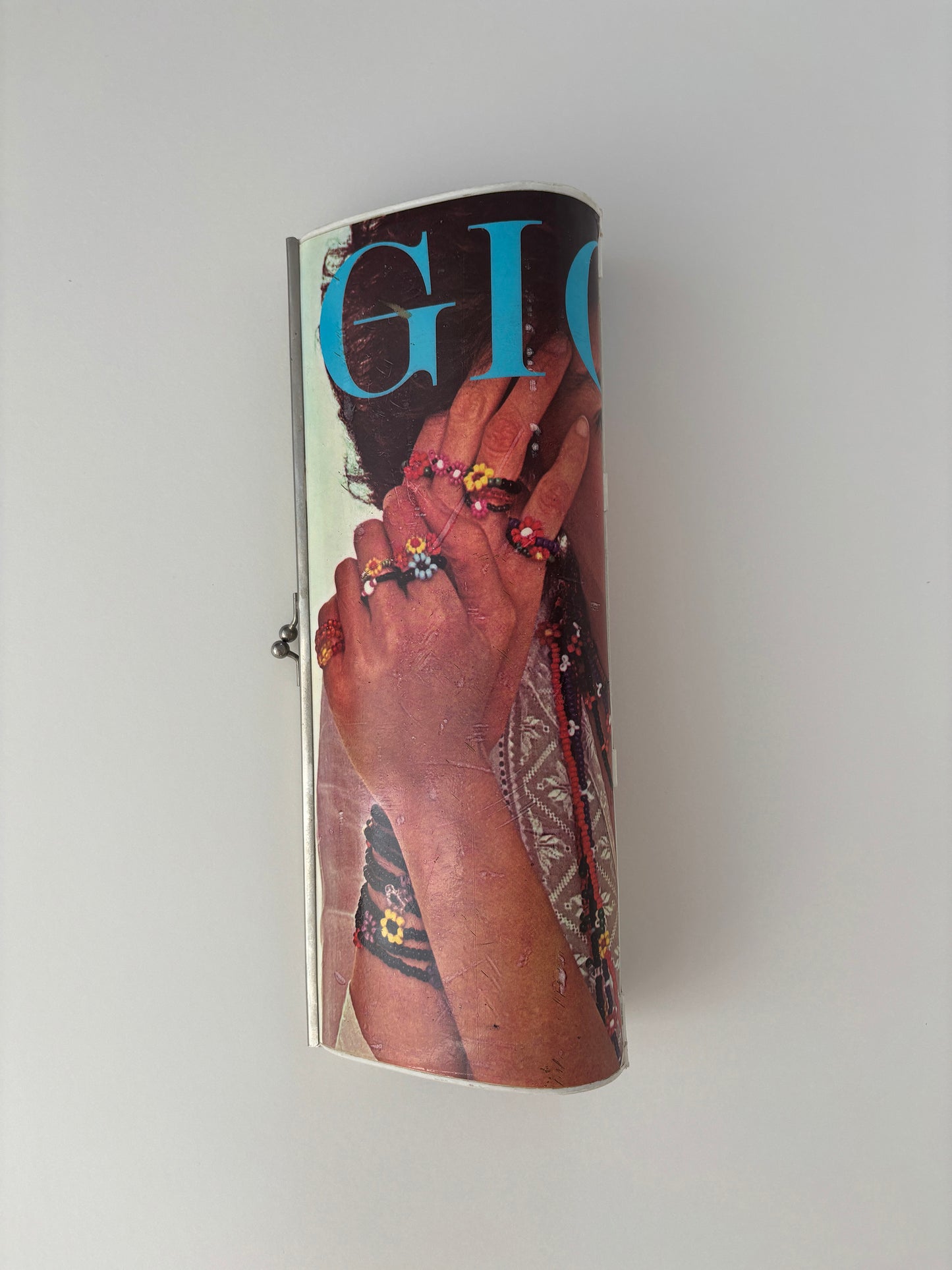 Vintage 70s magazine clutch "GIOLA"