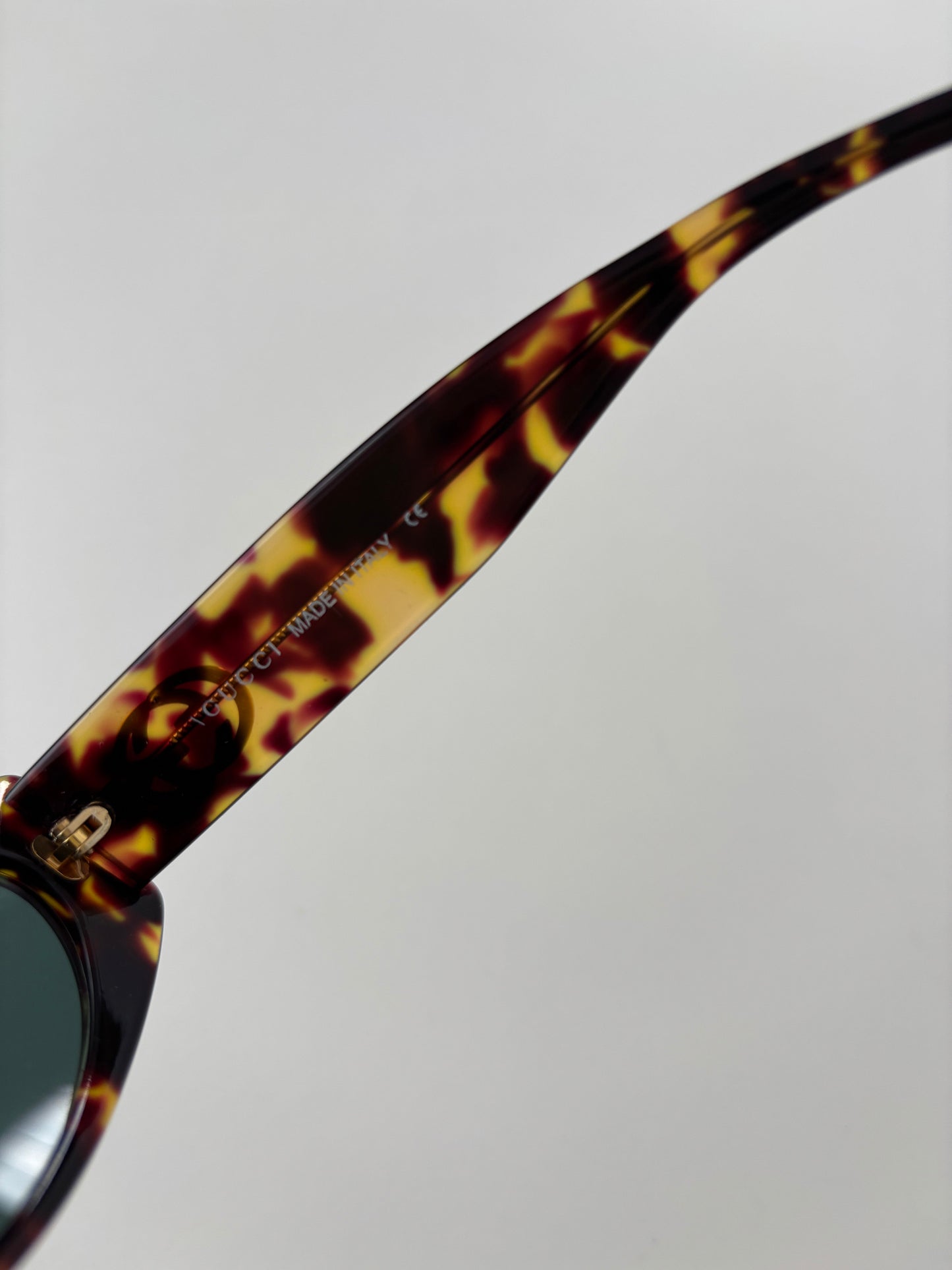 Gucci by Tom Ford 1990s tortoise interlocking sunglasses