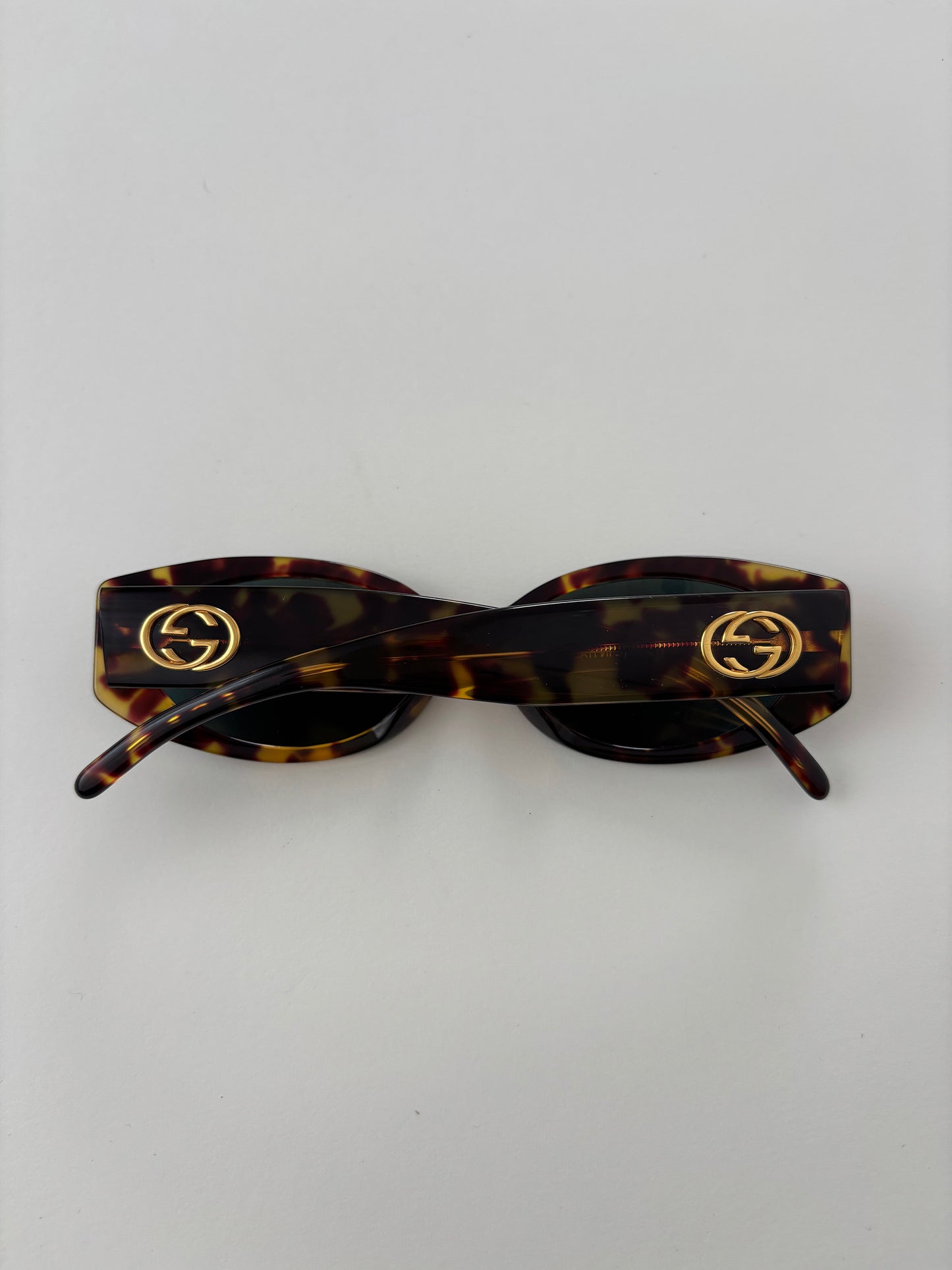 Gucci by Tom Ford 1990s tortoise interlocking sunglasses