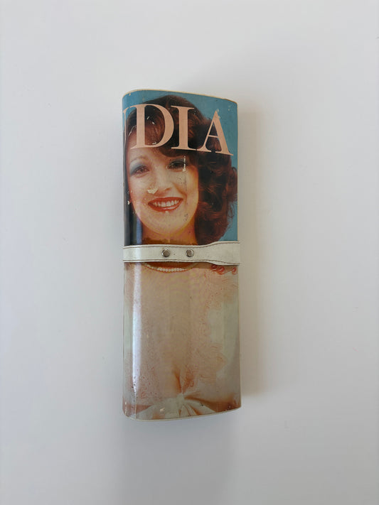 Vintage 70s magazine clutch "CLAUDIA"