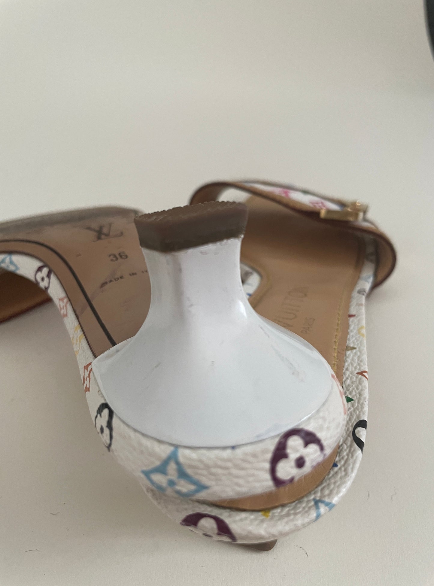 Louis Vuitton Takashi Murakami kitten heel sandals (EU 36 / US 5,5)