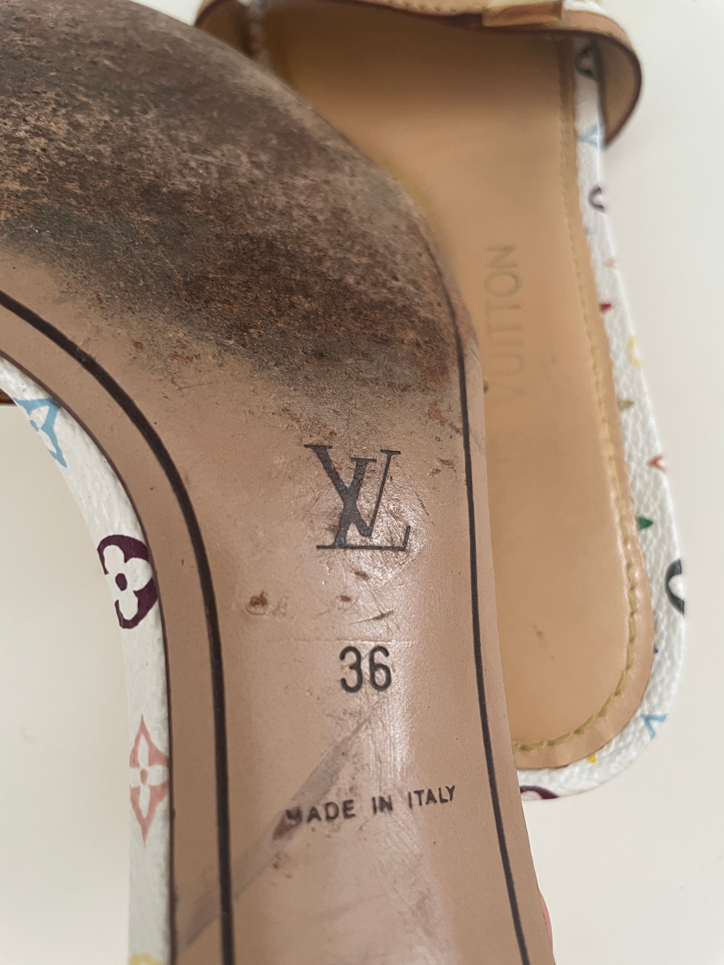 LOUIS VUITTON Mule 2005 Takashi Murakami First Model elegant