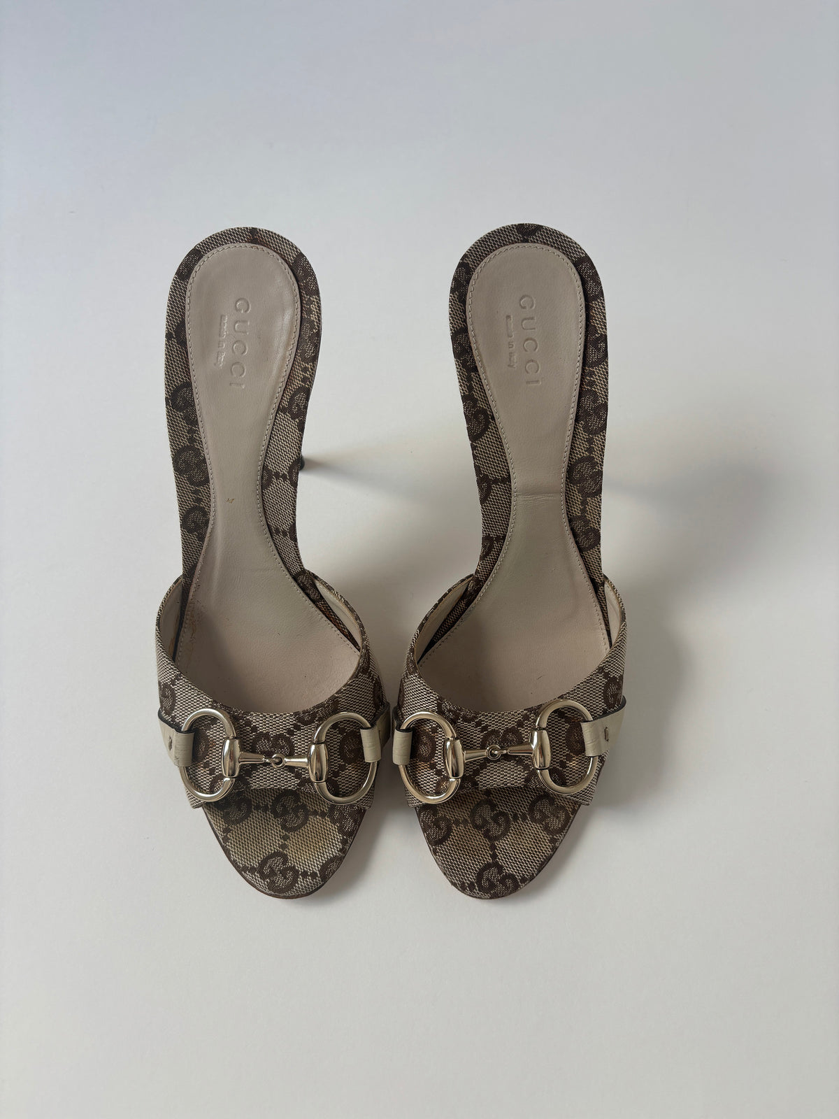 Gucci by Tom Ford 2000s iconic horsebit monogram sandals (EU 37,5  / US 7)