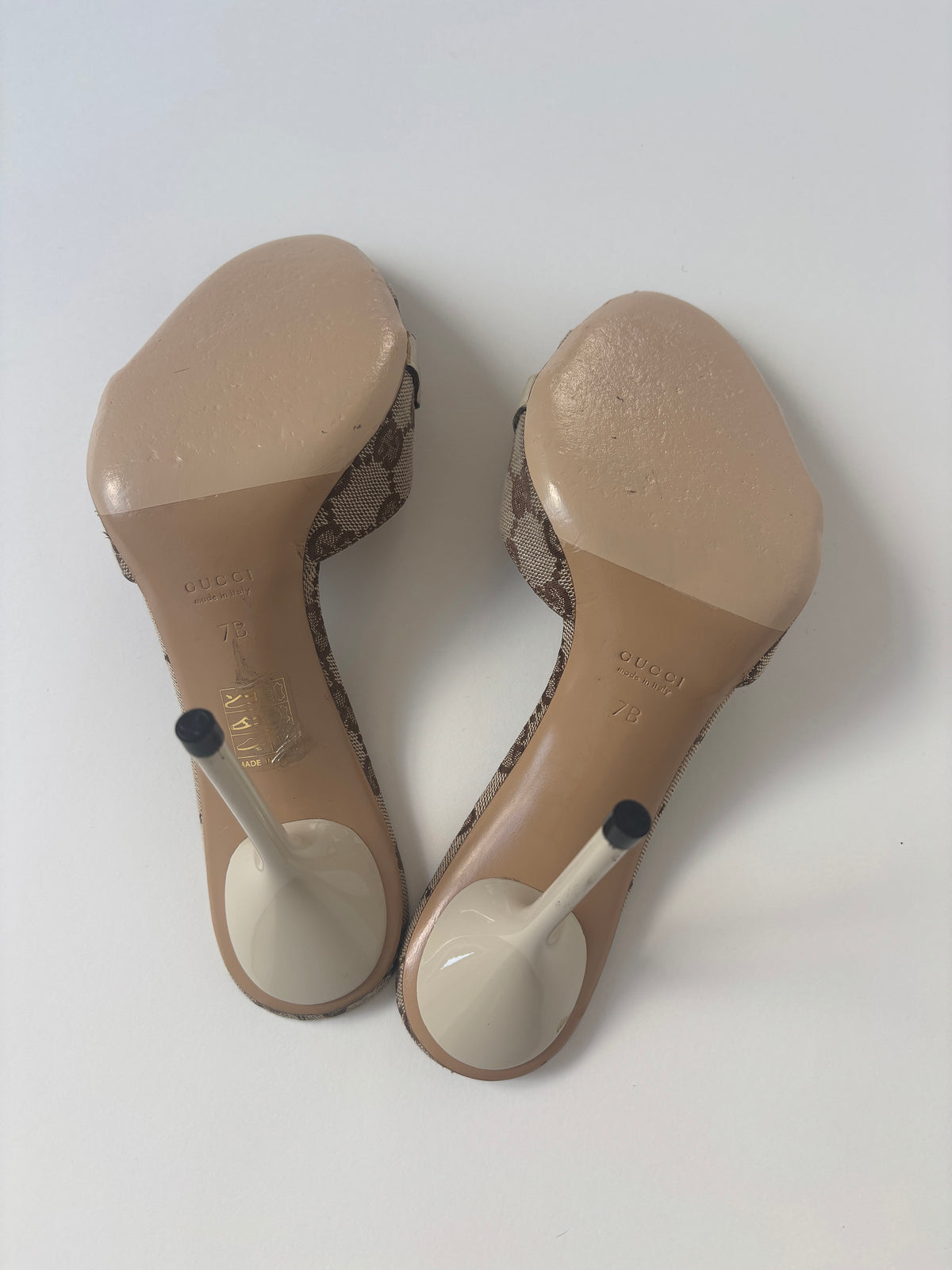 Gucci by Tom Ford 2000s iconic horsebit monogram sandals (EU 37,5  / US 7)