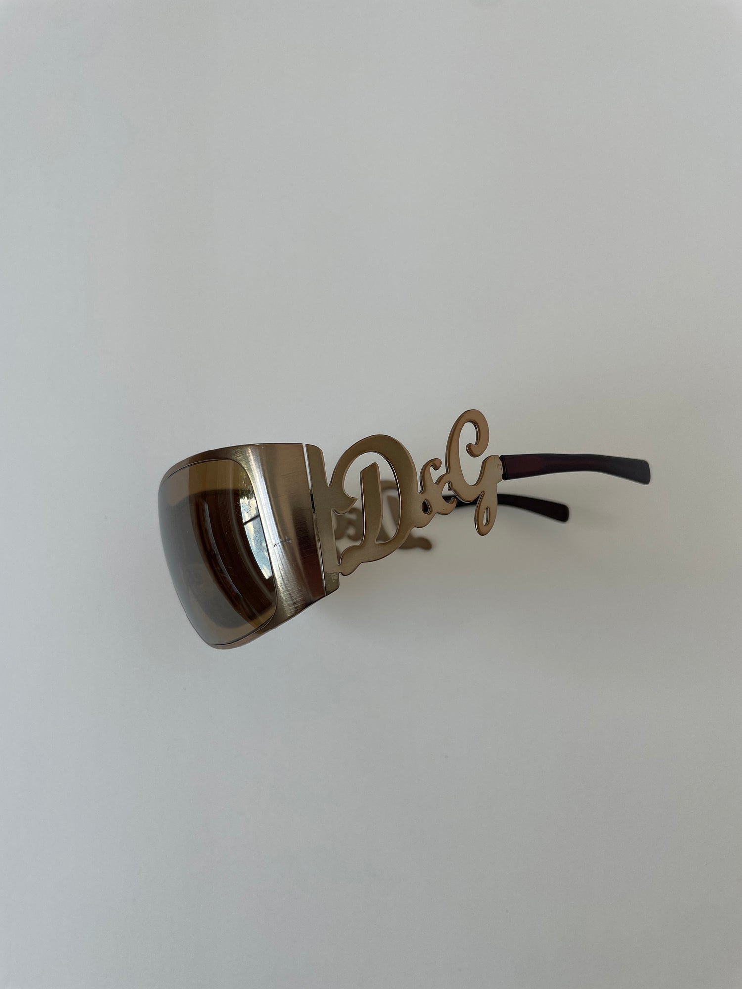 Vintage Dolce &amp; Gabbana 2000s 6019 shield logo sunglasses