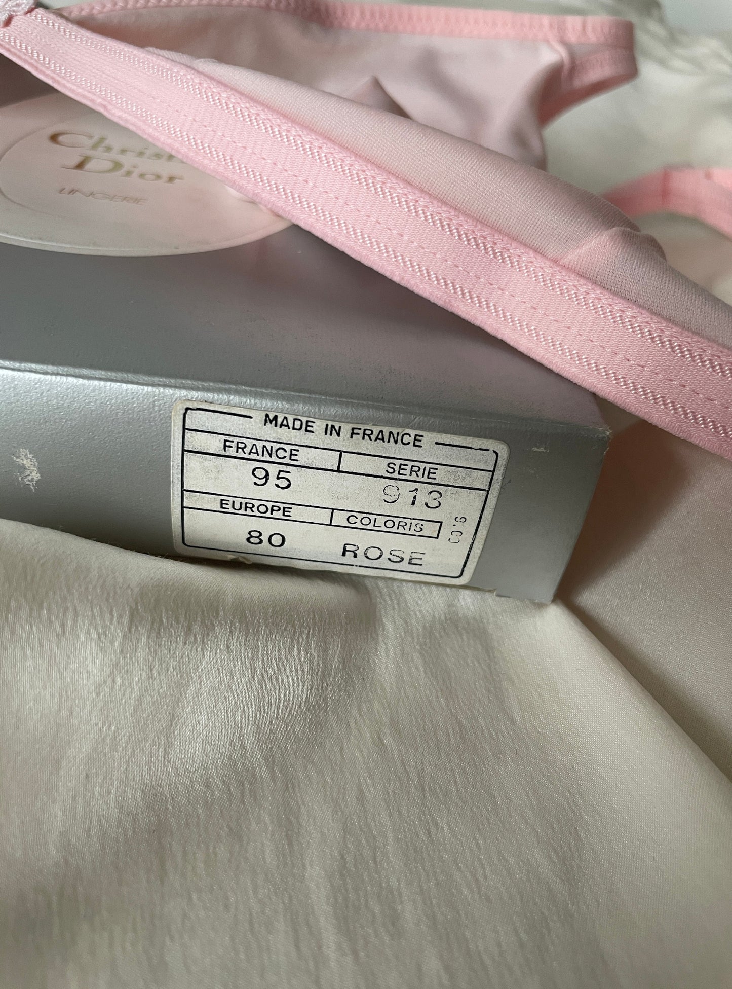 Christian Dior lace bralette lingerie (deadstock never worn)