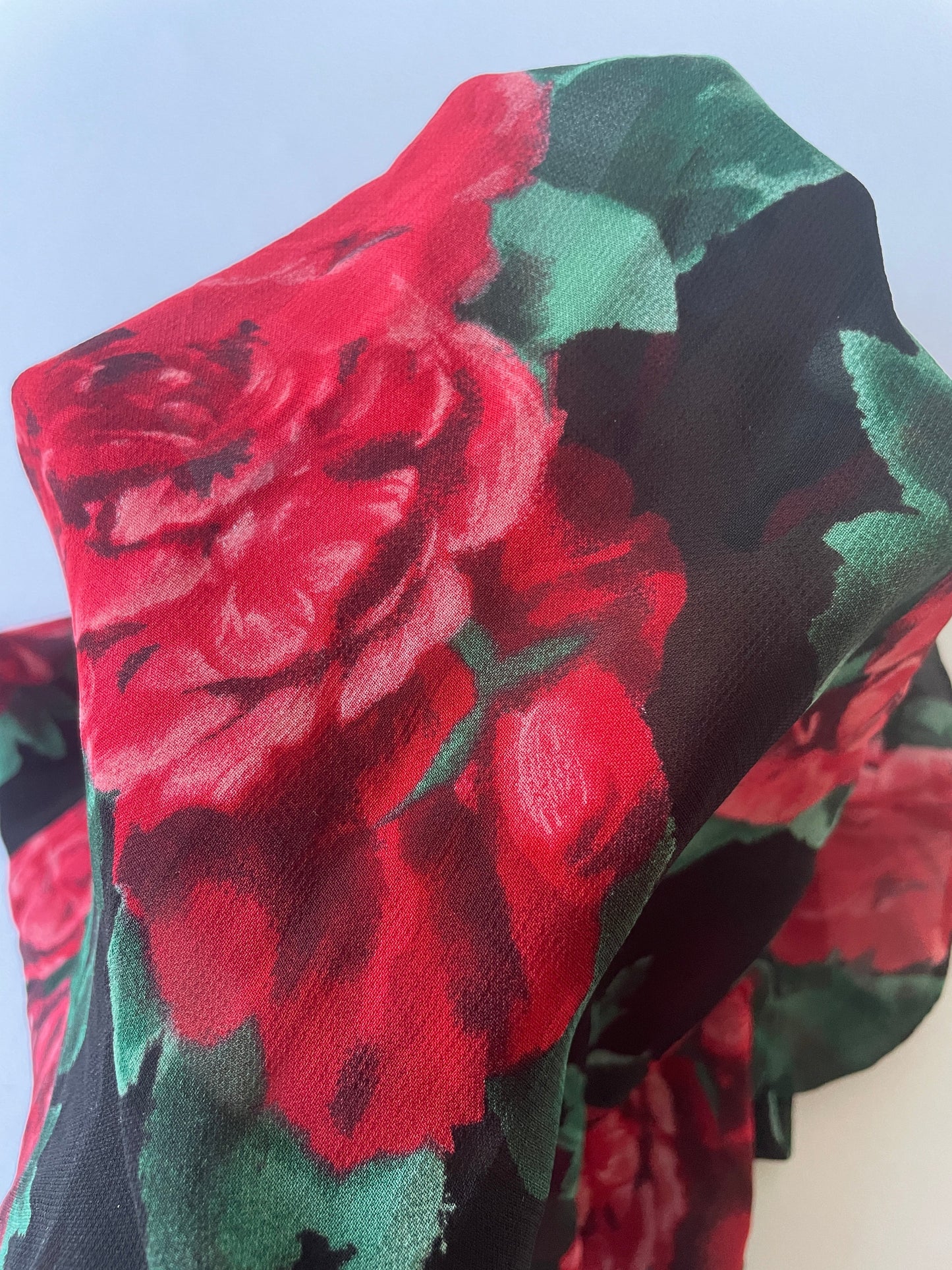 Dolce & Gabbana chunky roses silk top