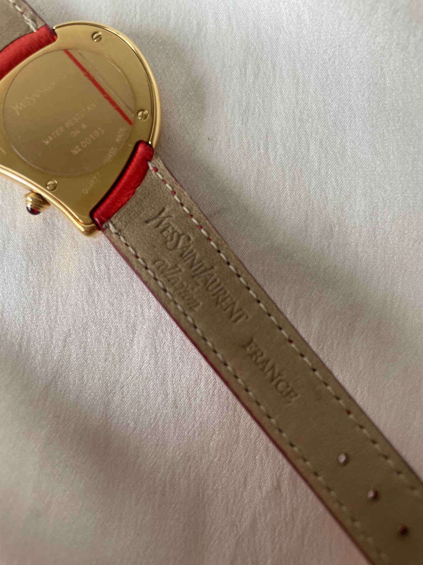 Vintage Yves Saint Laurent heart watch
