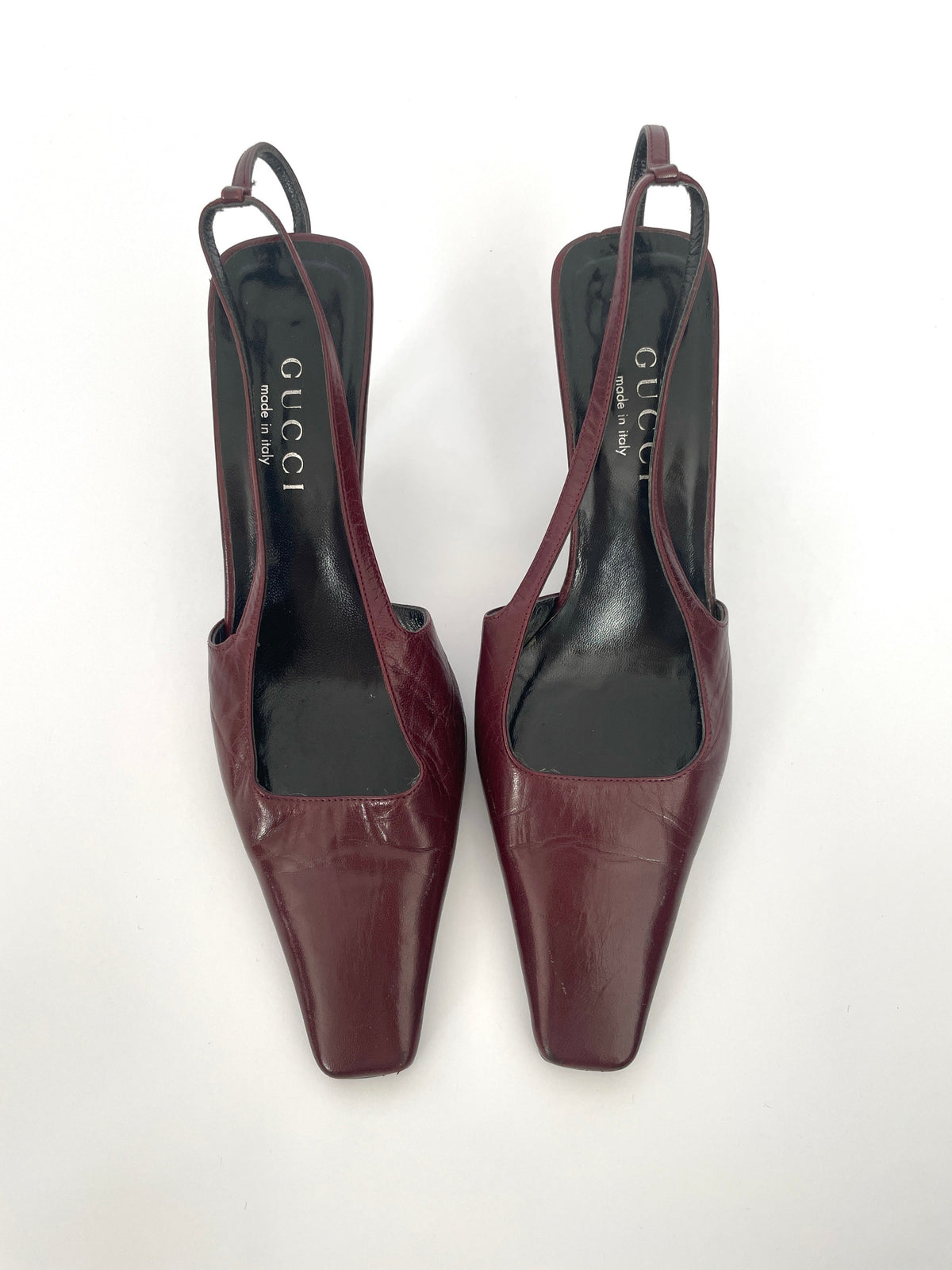 Gucci Small Rhinestone Gucci by Tom Ford iconic GG rhinestone cherry red slingback (EU 35/ US ...