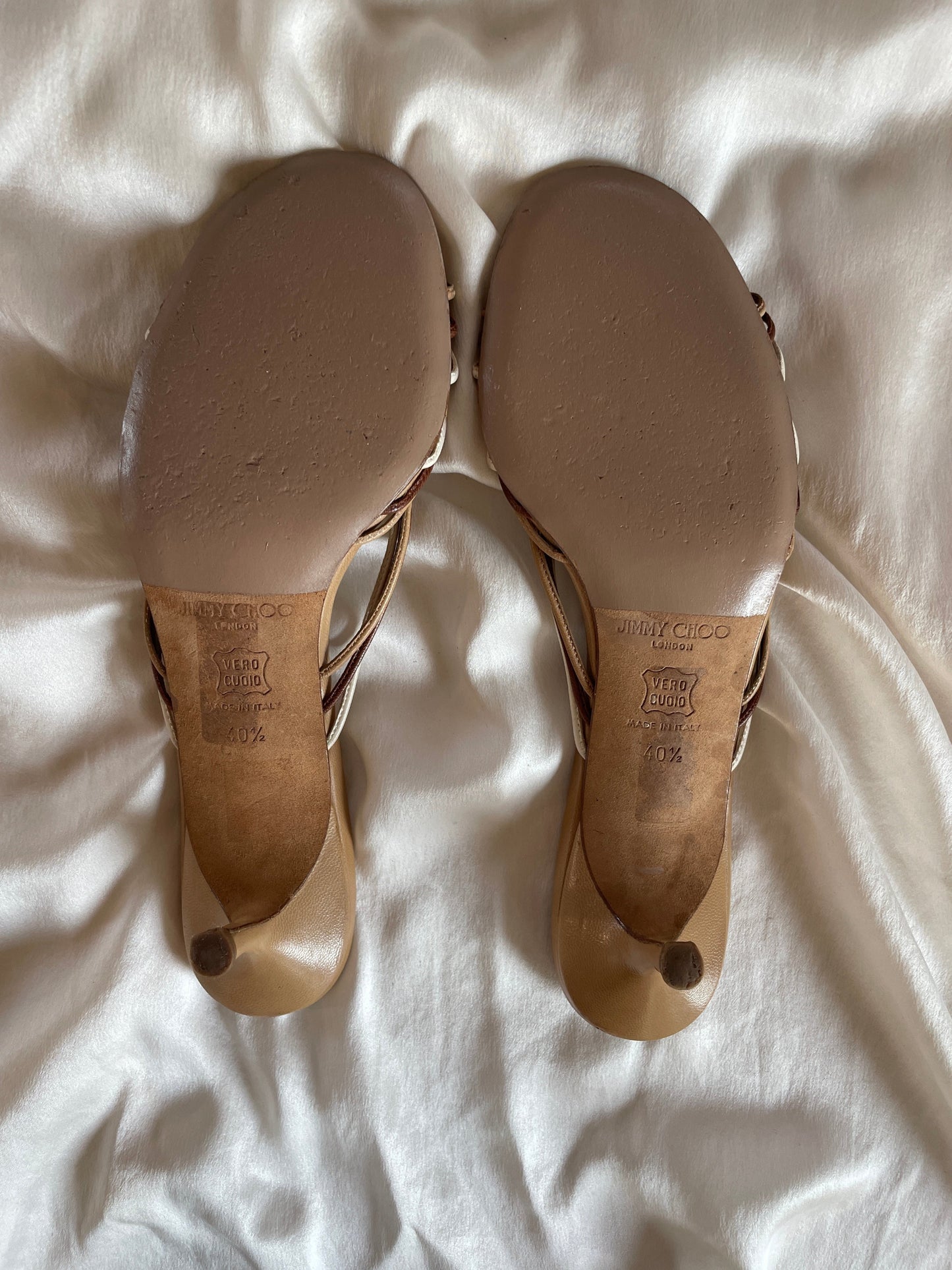 Jimmy Choo skinny strappy sandal heels (EU 40,5 / US 9,5)