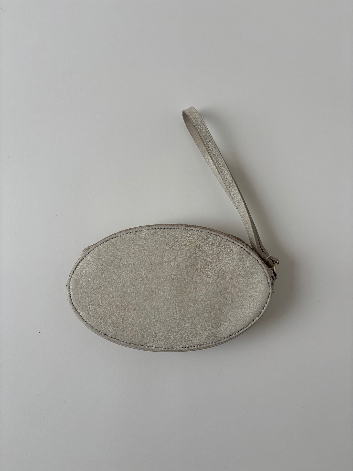 YSL by Tom Ford cream white Nadja flower mini pochette