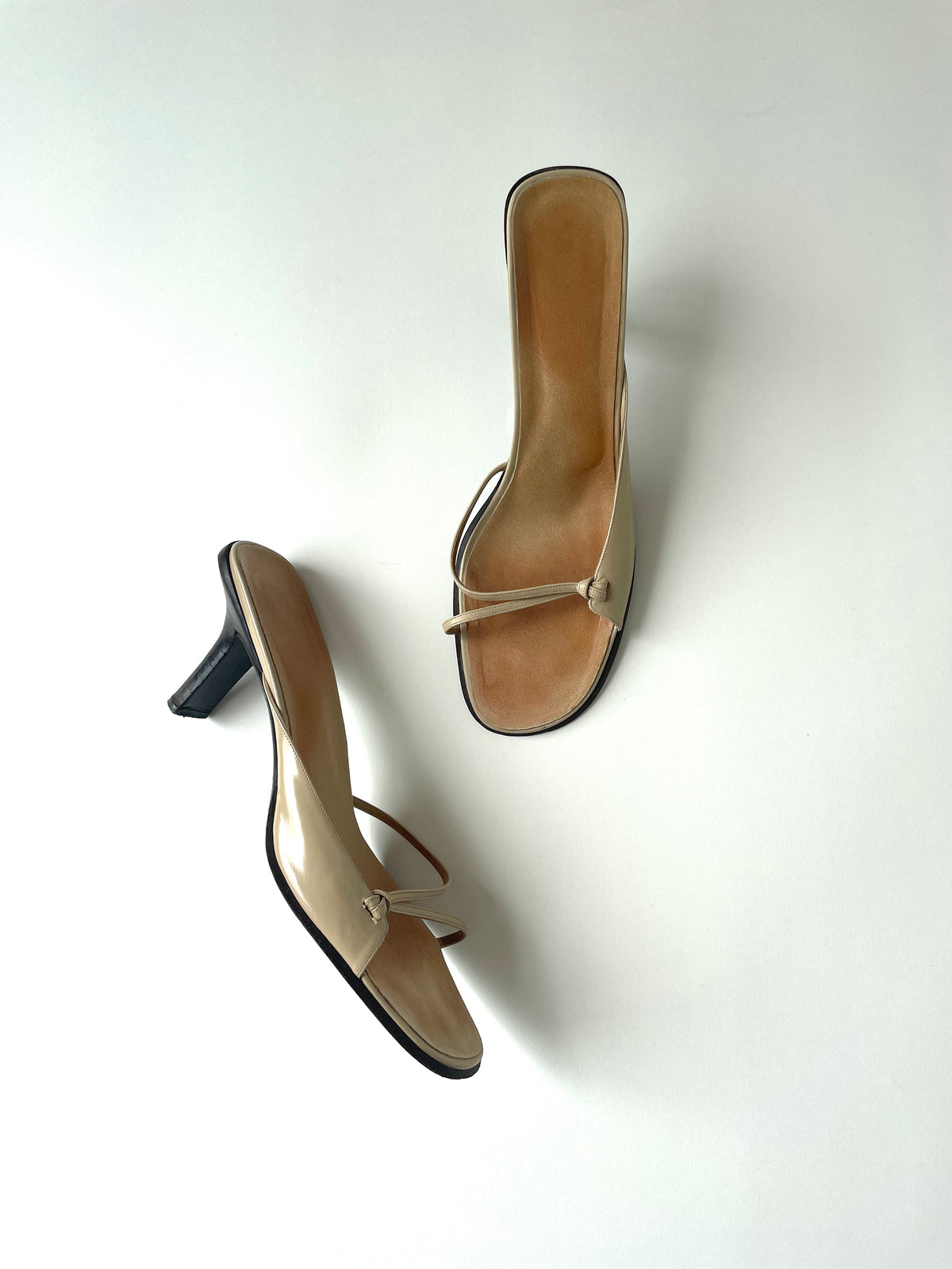 Gucci by Tom Ford 90s beige strappy sandal heels (EU 41/ US 