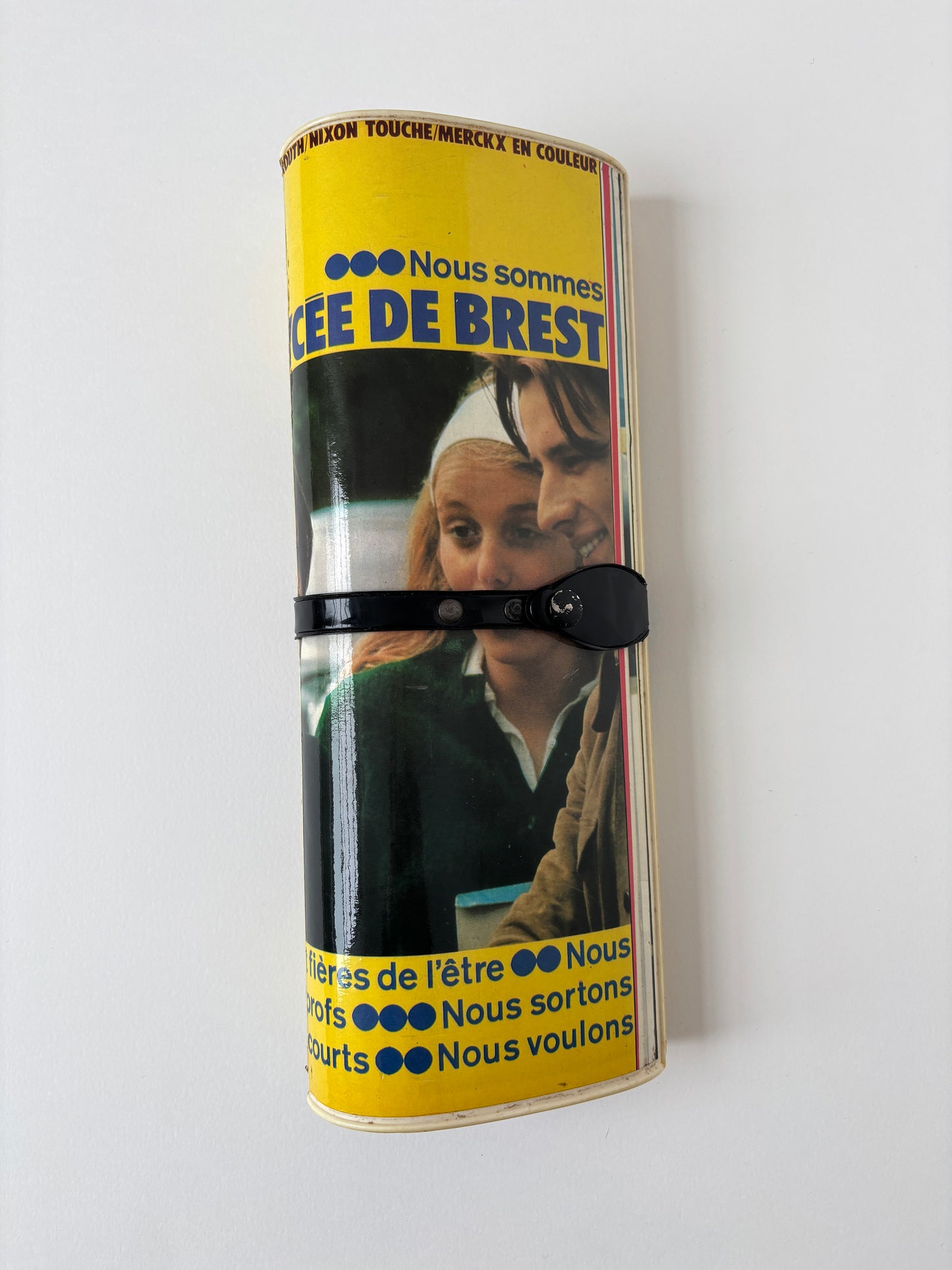 Vintage 70s magazine clutch "FRENCH POST"