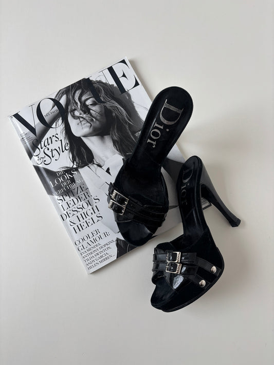 Christian Dior by John Galliano 2000s black platform heels (EU 35 / US 4.5 )