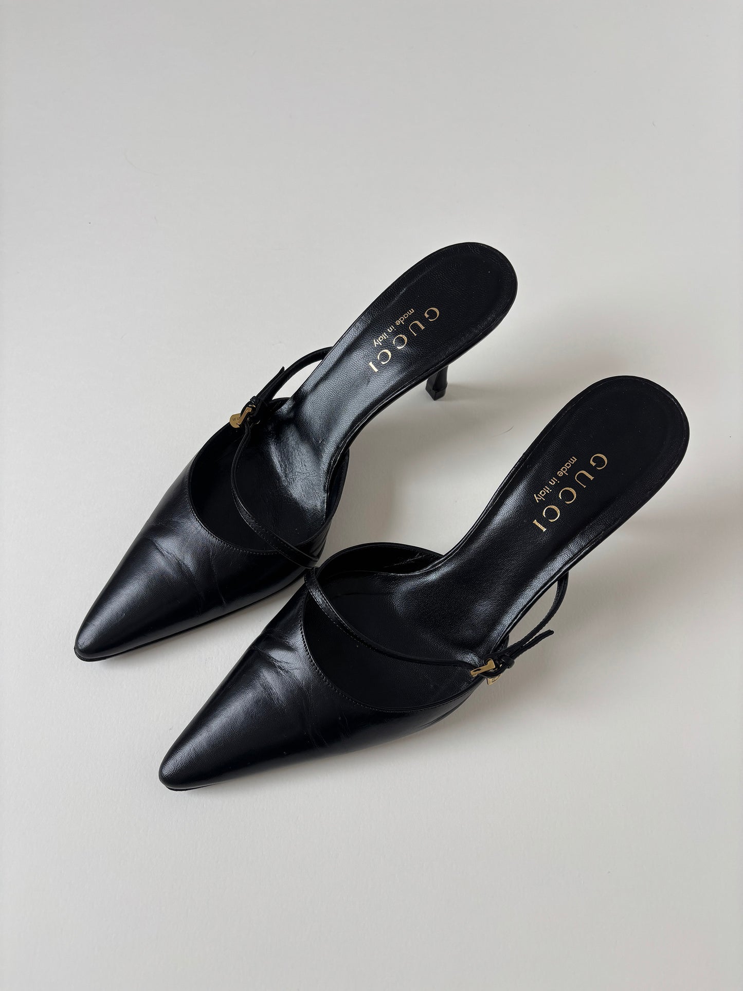 Gucci Cruise 2001 by Tom Ford black mules (EU 36,5 / US 6)