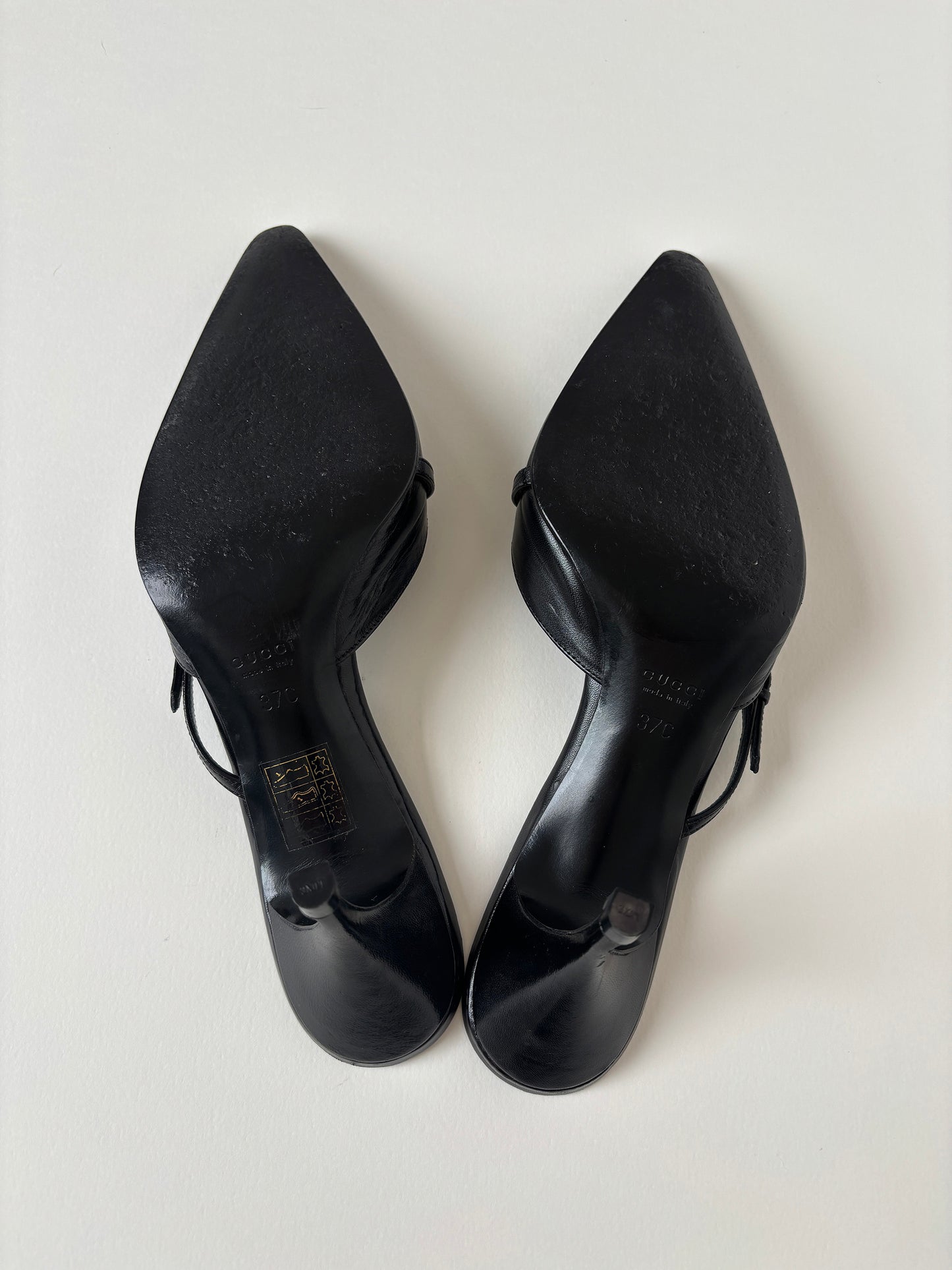 Gucci Cruise 2001 by Tom Ford black mules (EU 36,5 / US 6)