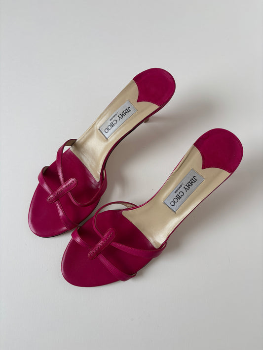 Jimmy Choo 2000s pink kitten heels (EU 41,5 / US 11 )
