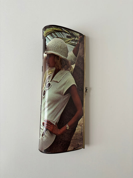 Vintage 70s magazine clutch "JOURS DE FRANCE"