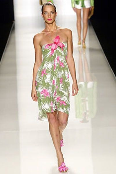 Celine Spring 2004 runway orchid sandals